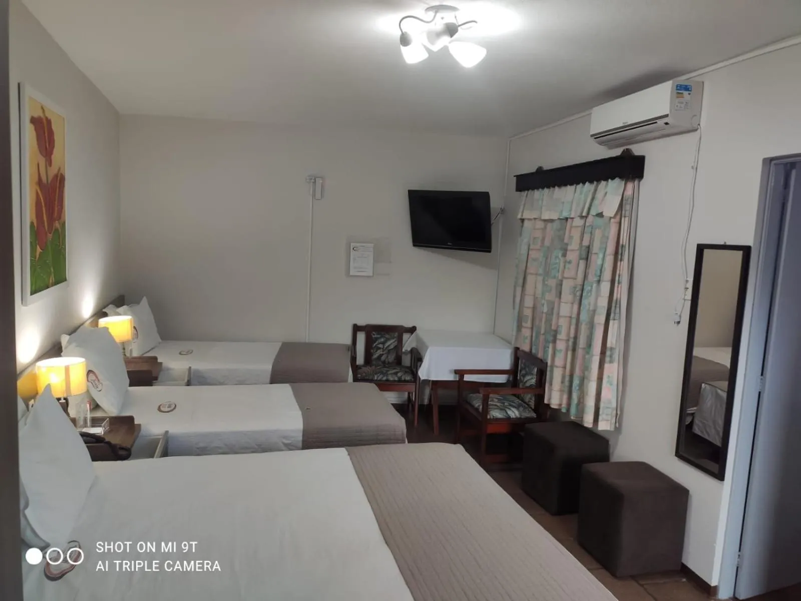 Bed in Hotel Mirante