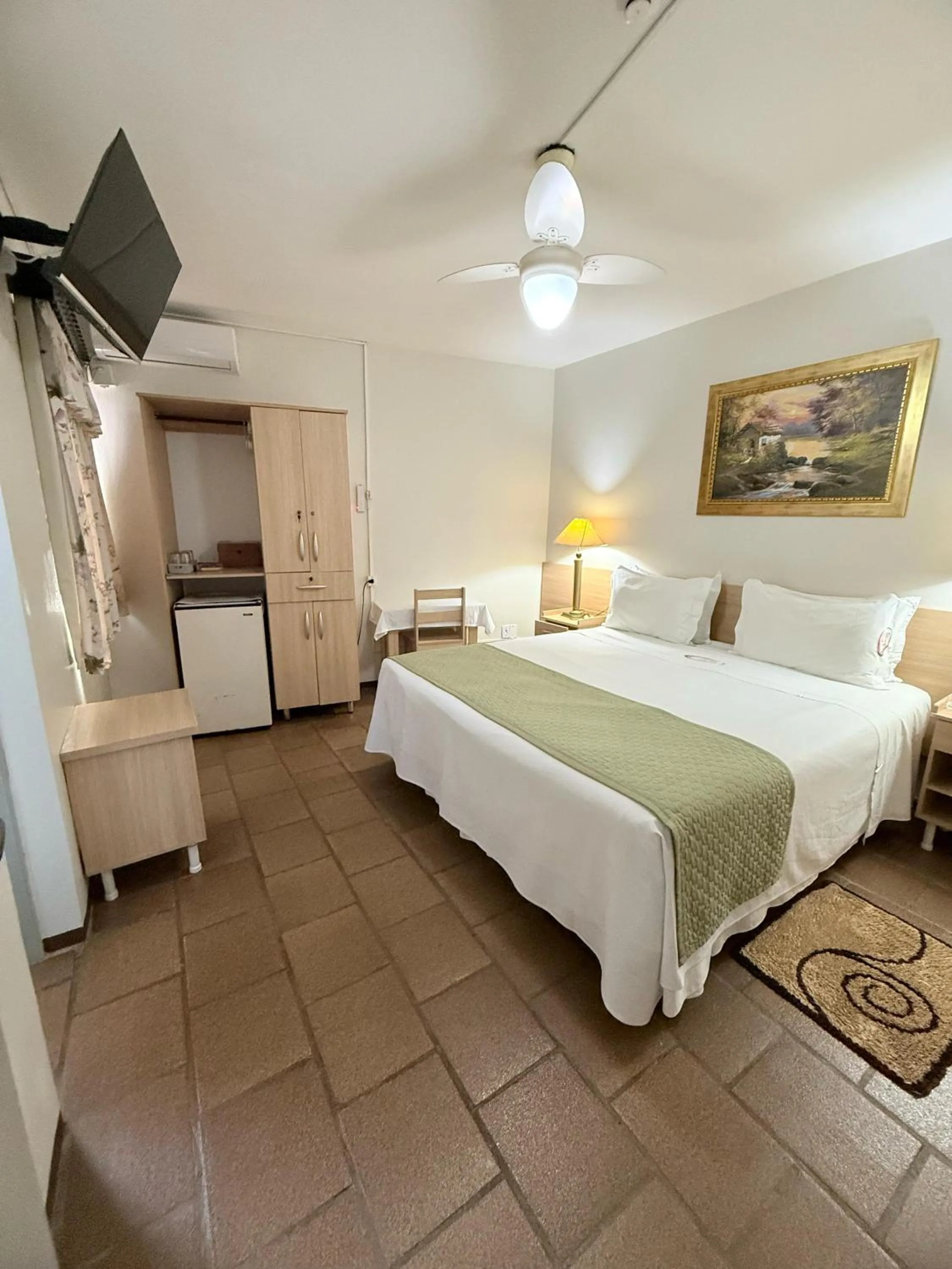 Bed in Hotel Mirante