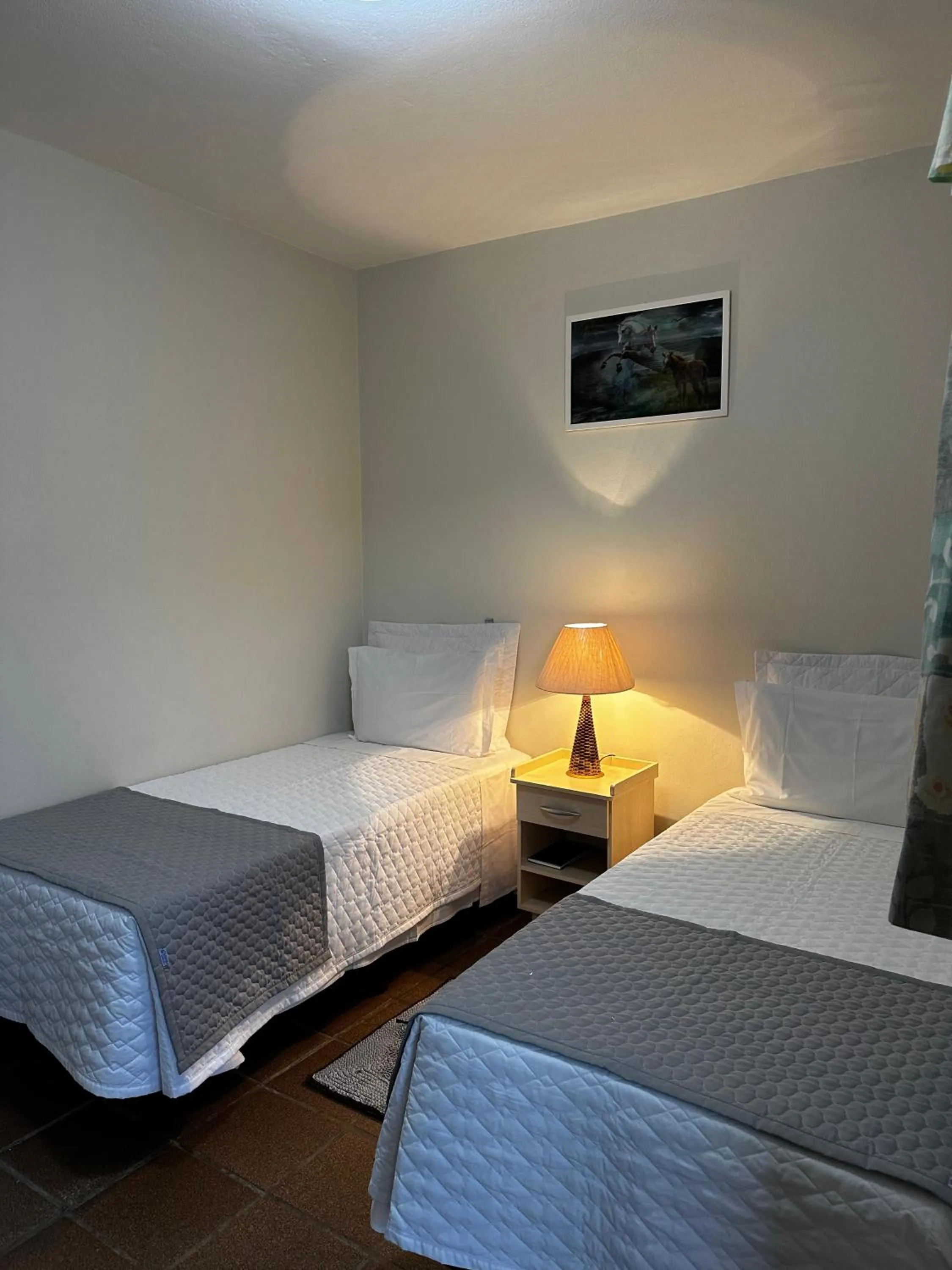Bed in Hotel Mirante