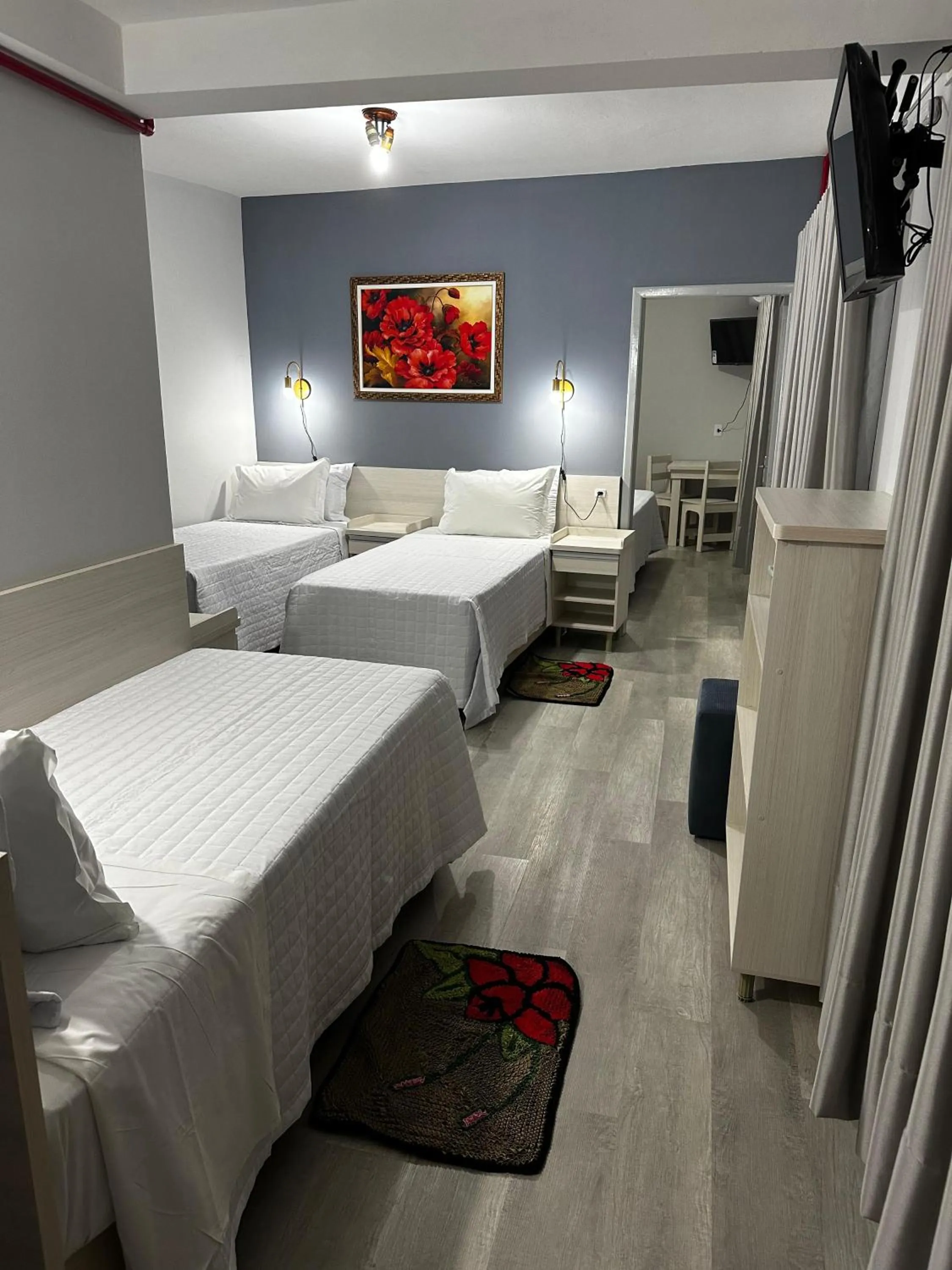 Bed in Hotel Mirante