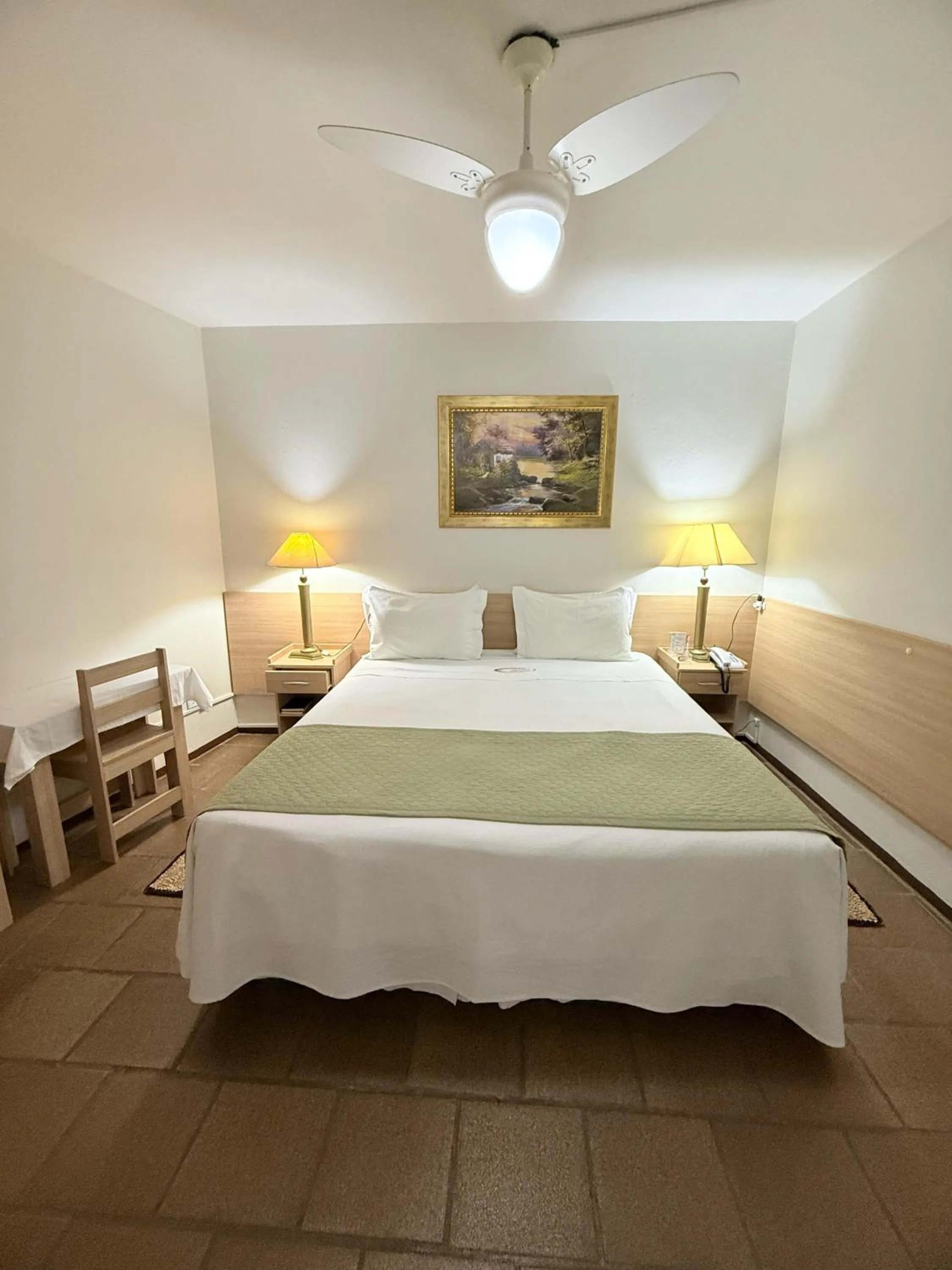 Bed in Hotel Mirante