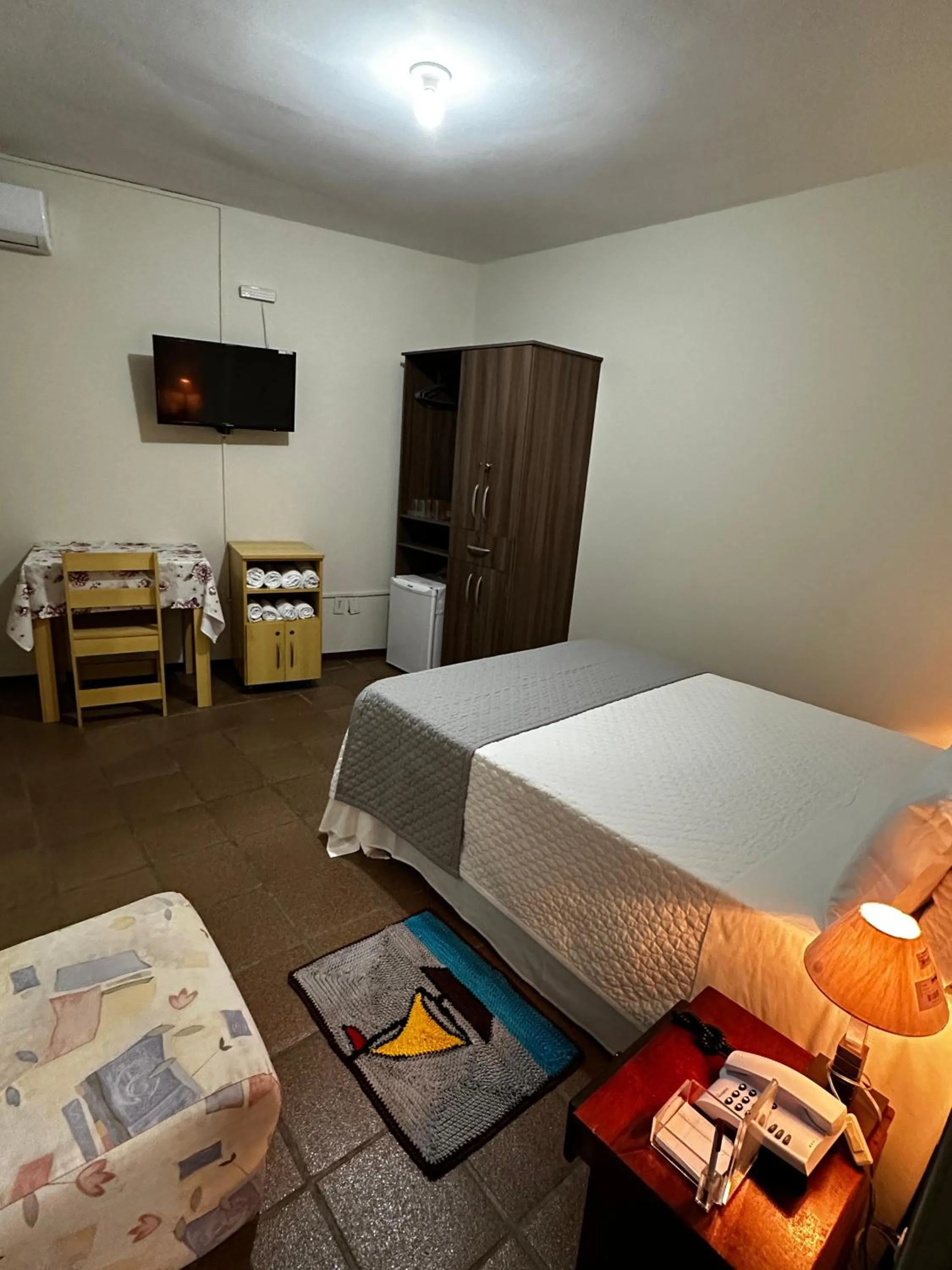 Bed in Hotel Mirante