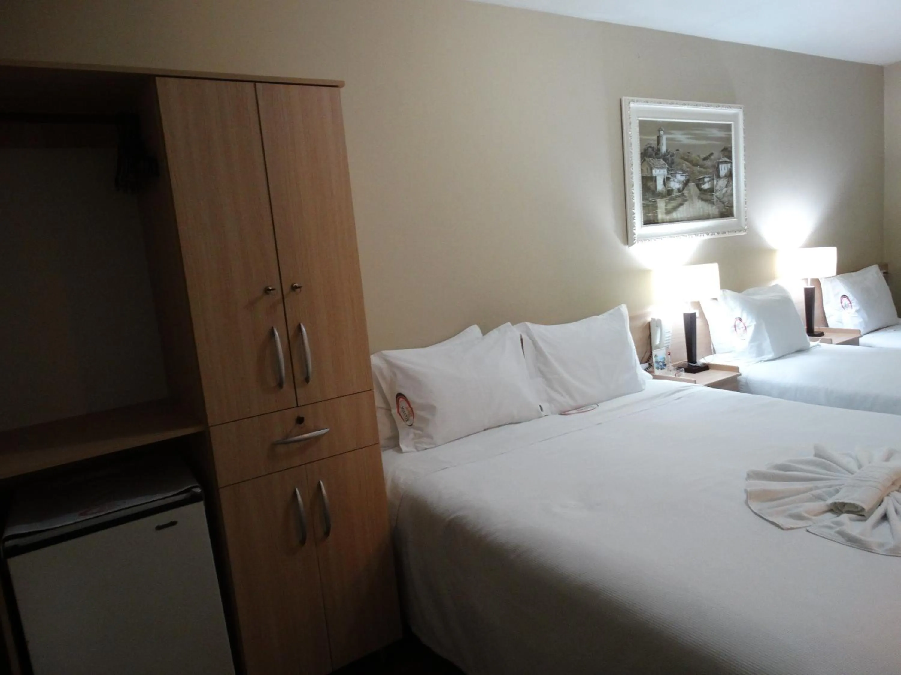 Bed in Hotel Mirante