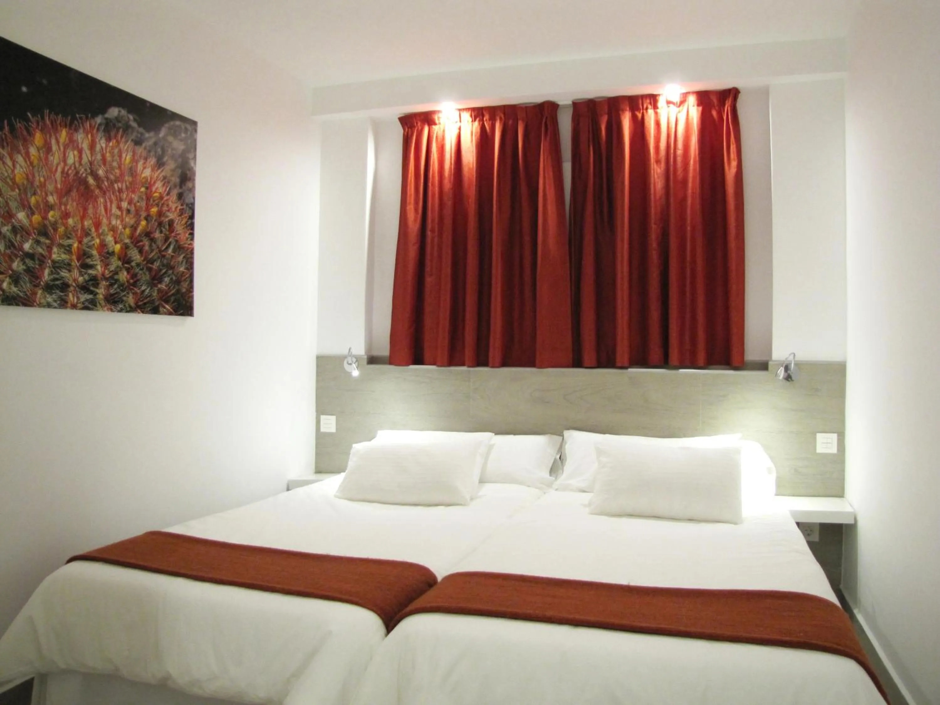 Bed in Bungalows Playa Limones