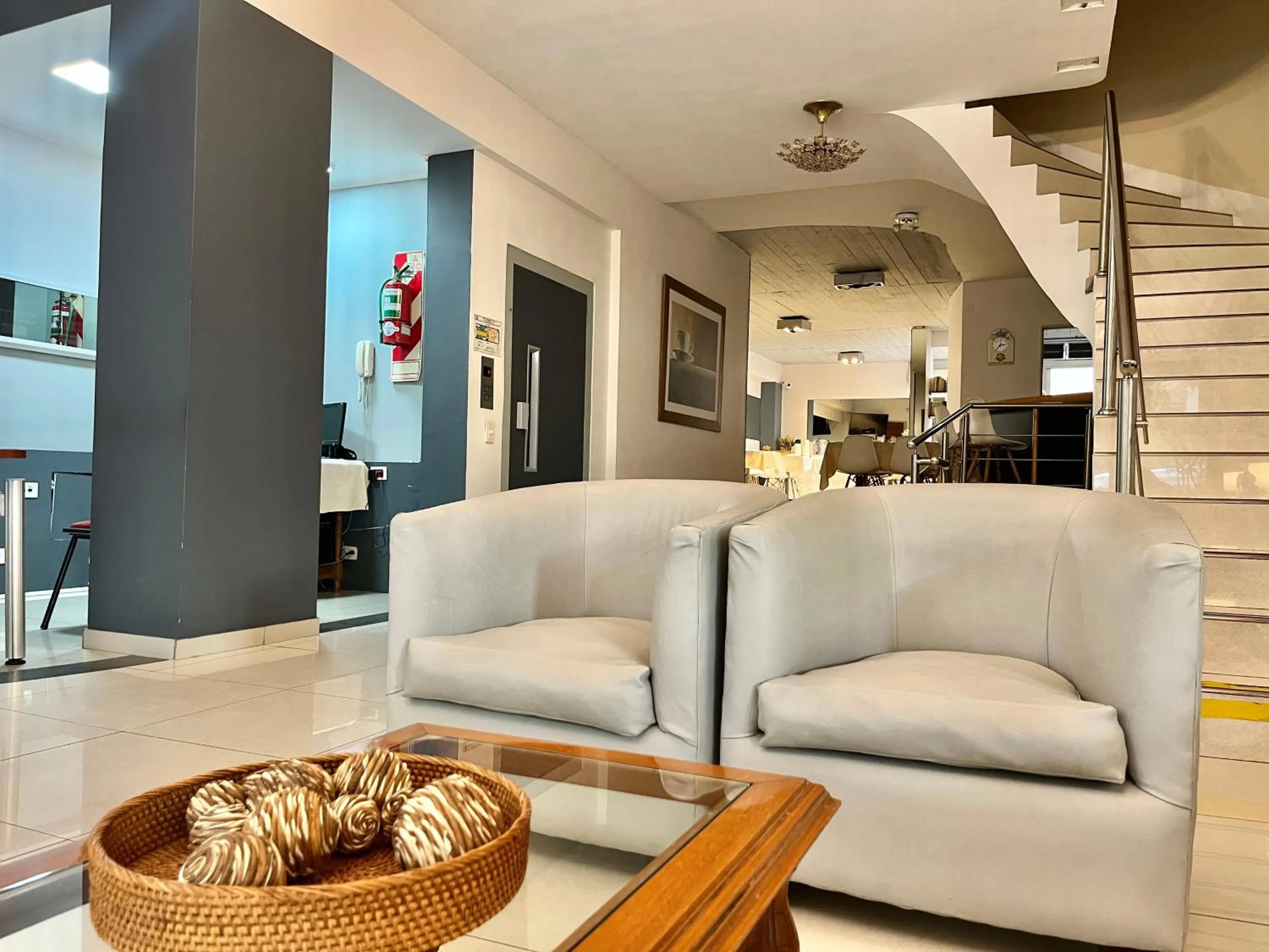 Lobby or reception in Alpino Hotel