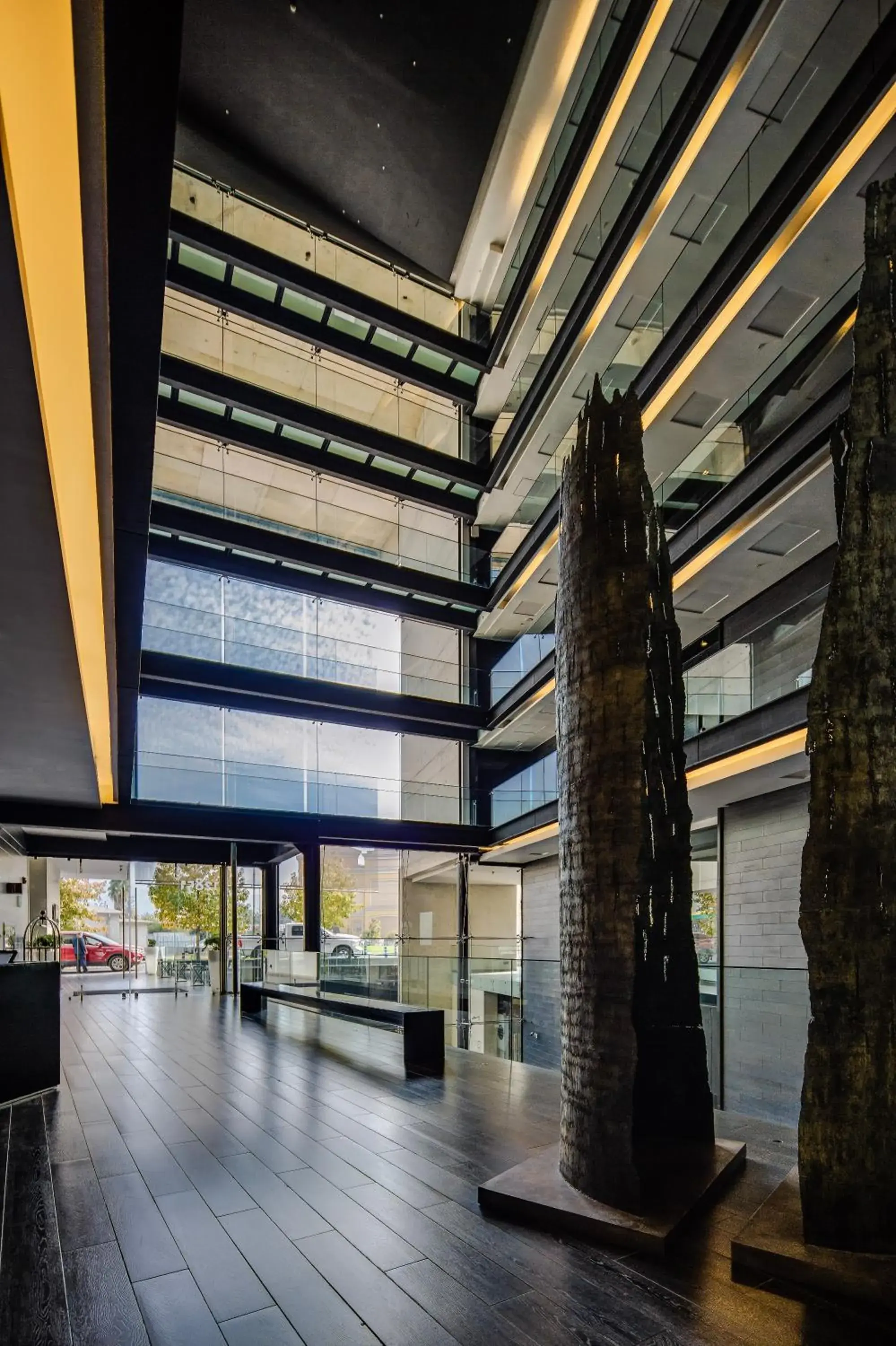 Lobby or reception in Wyndham Santiago Pettra Lobby or reception in Wyndham Santiago Pettra