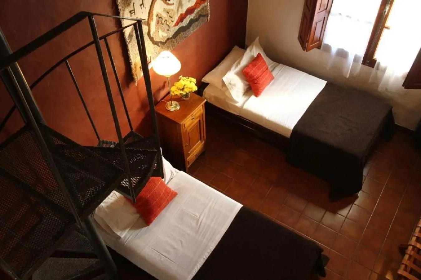 Bed in Hostería Lunahuana