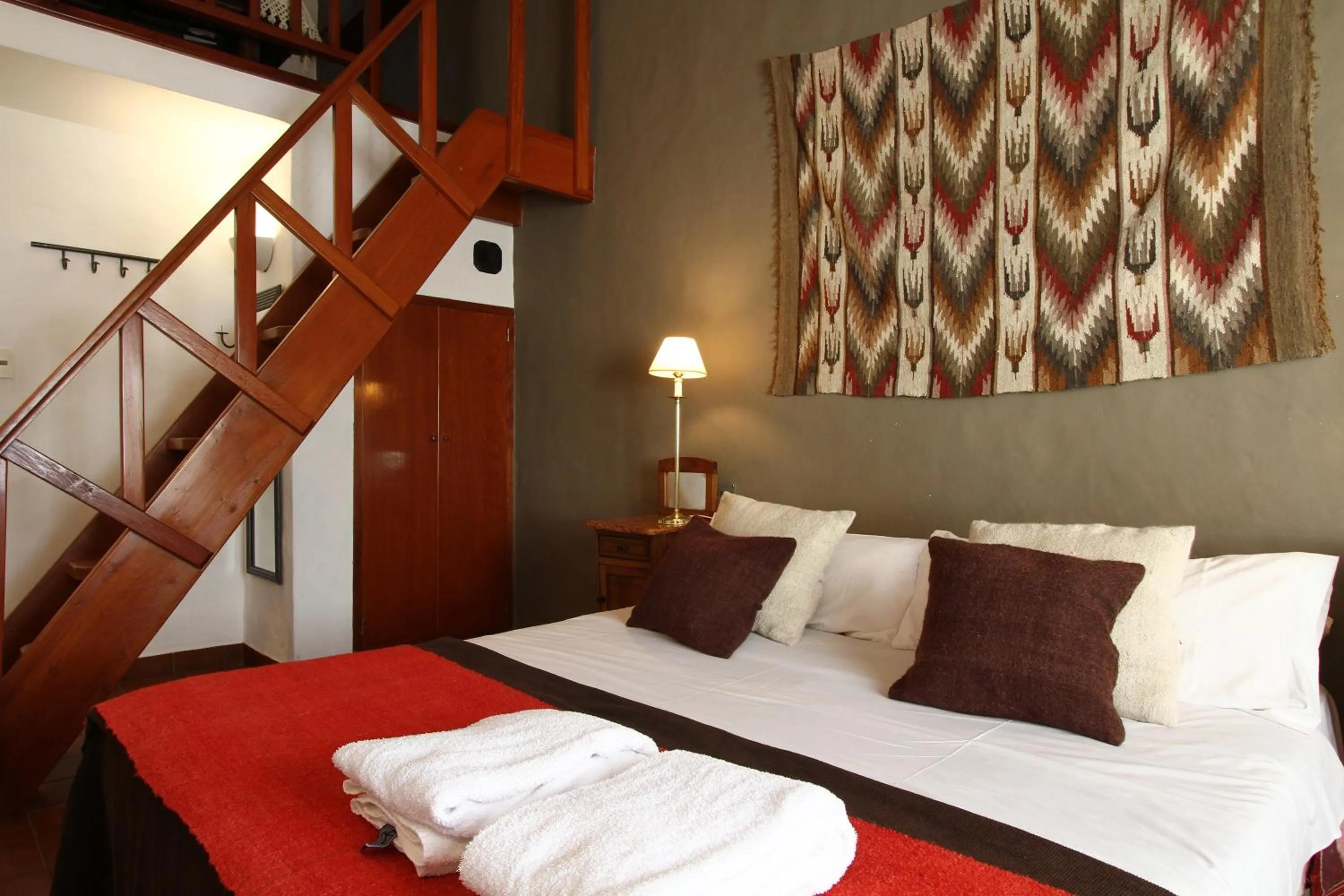 Photo of the whole room, Bed in Hostería Lunahuana