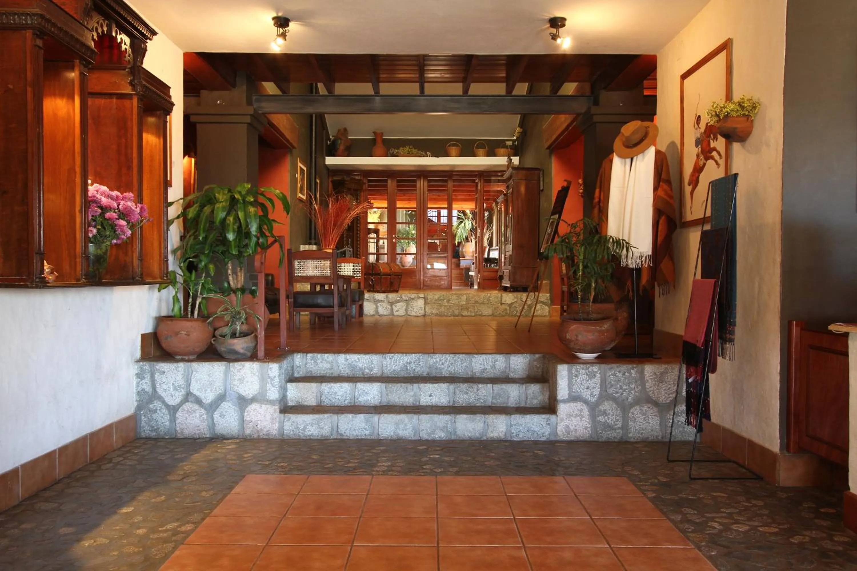 Lobby or reception in Hostería Lunahuana