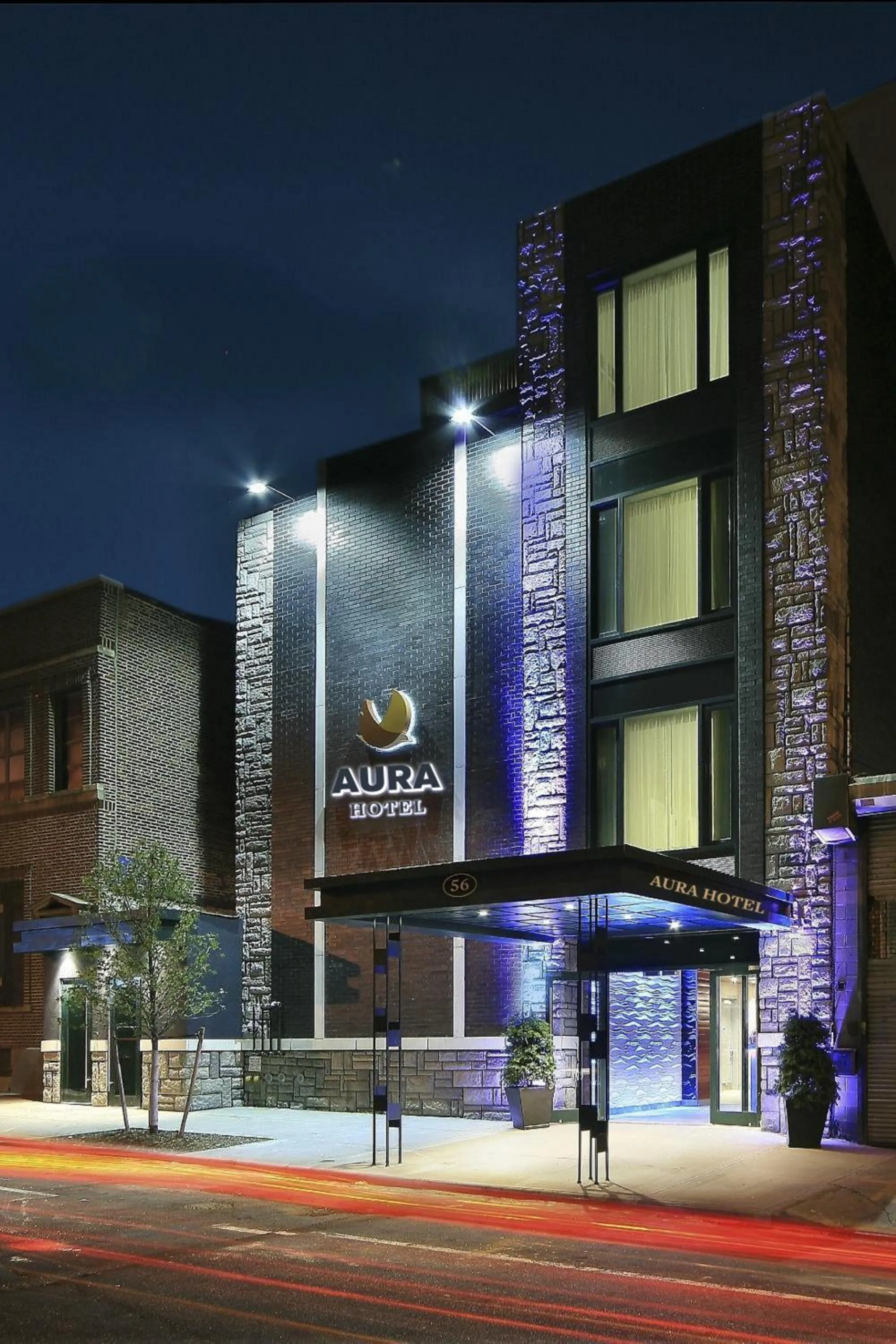 Property building in Aura Hotel Brooklyn