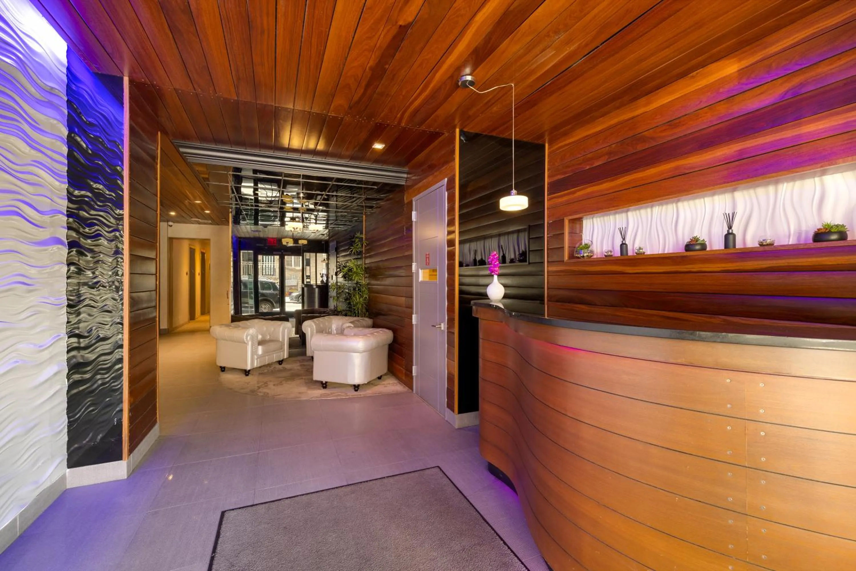 Lobby or reception in Aura Hotel Brooklyn