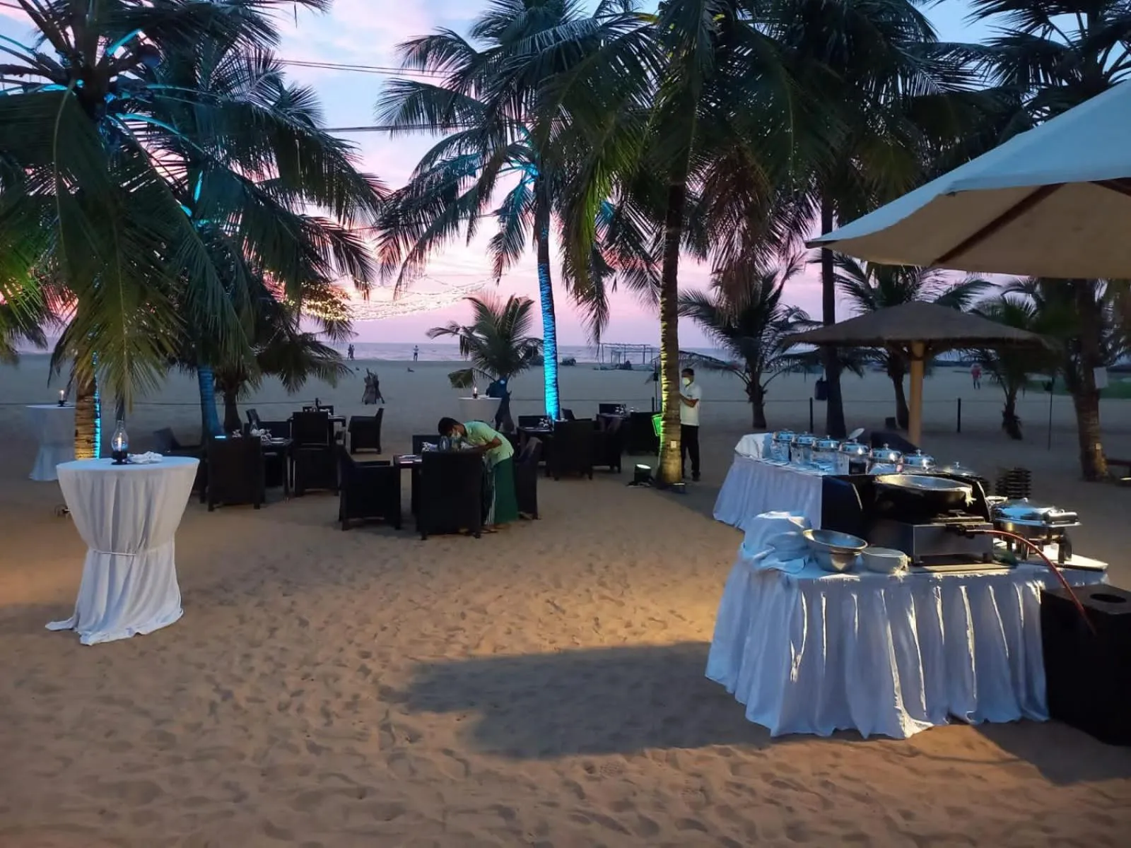 Restaurant/places to eat in Goldi Sands Hotel