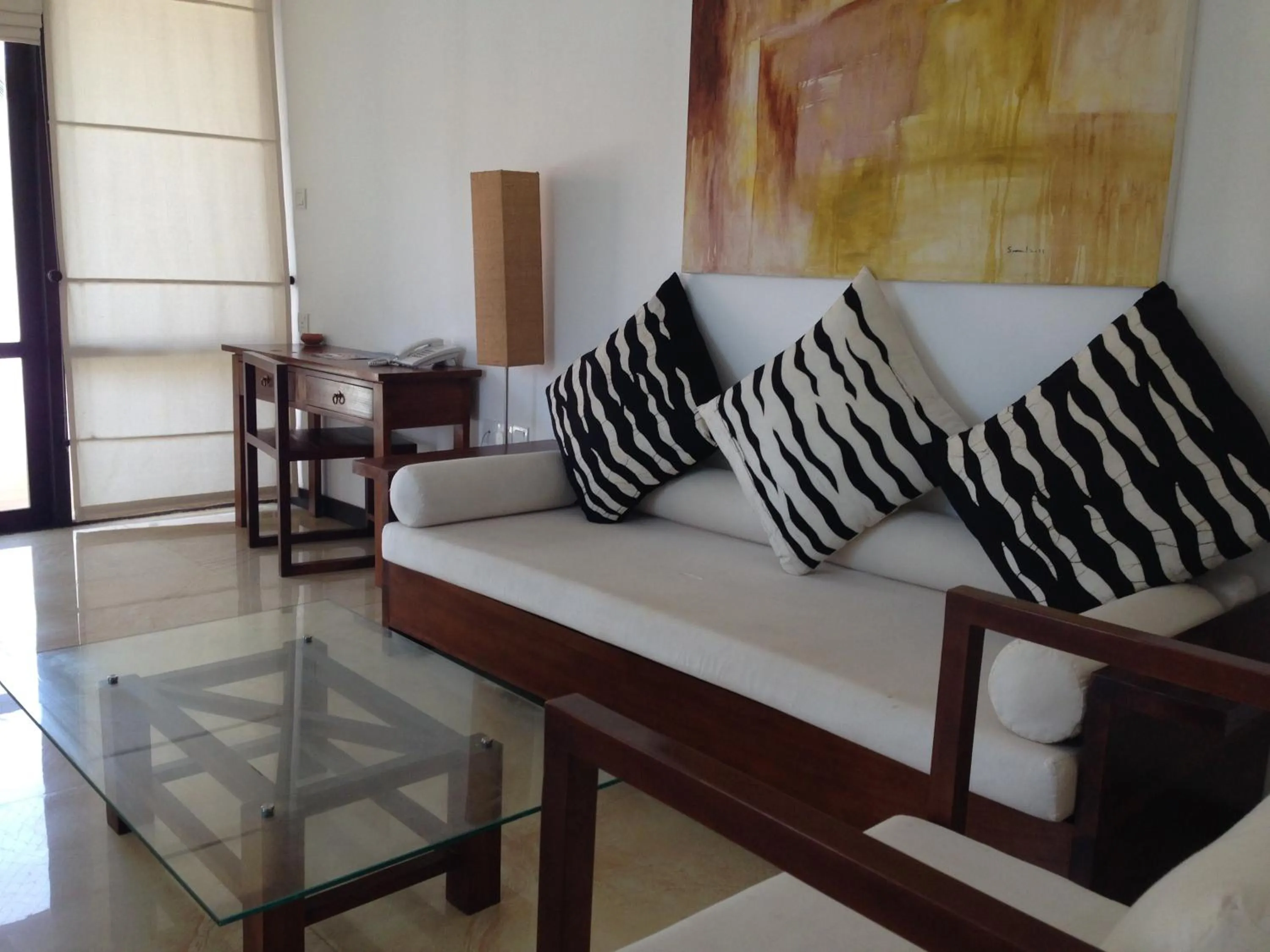 Seating area in Goldi Sands Hotel