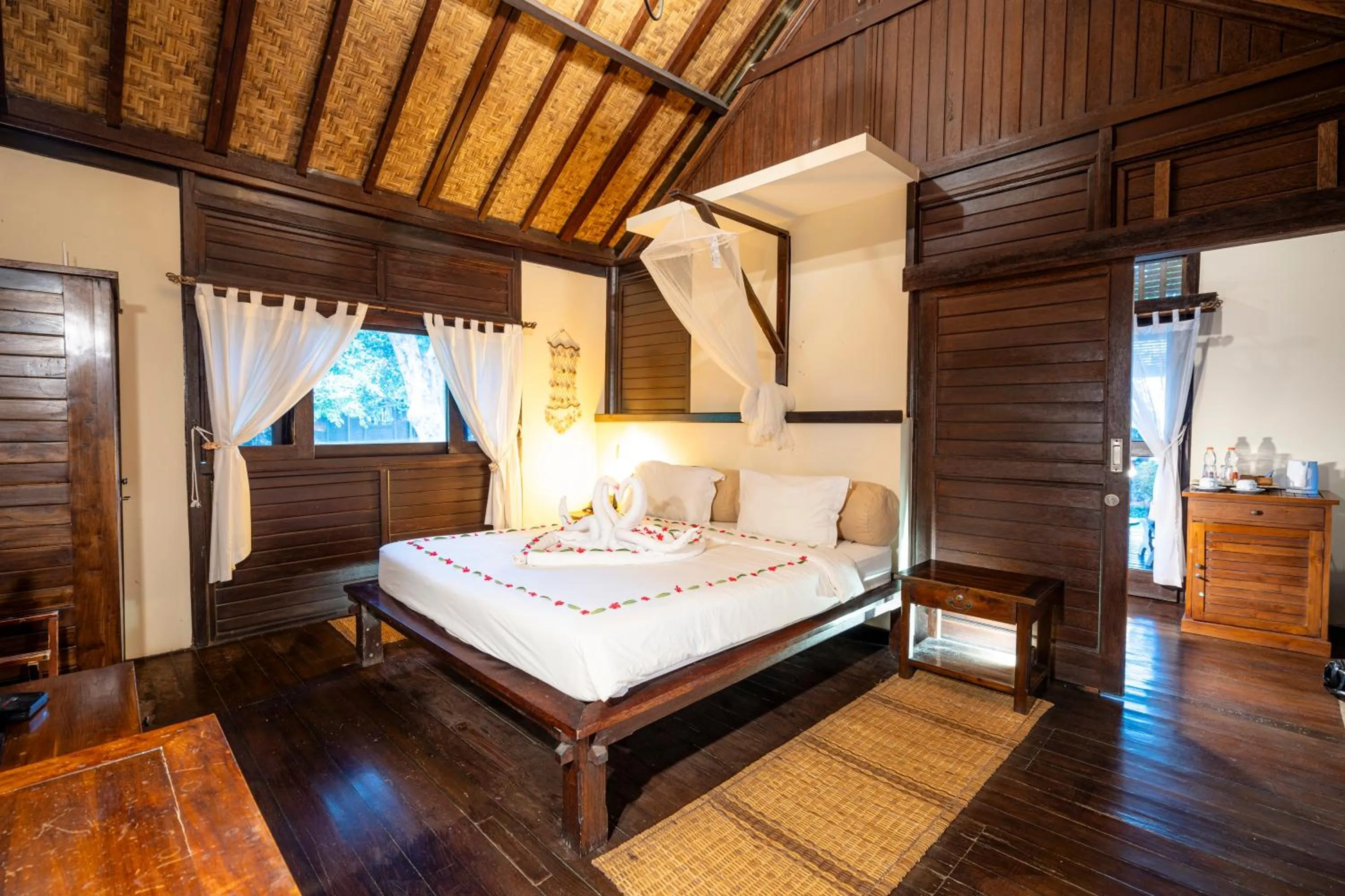 Bed in Samawa Seaside Resort