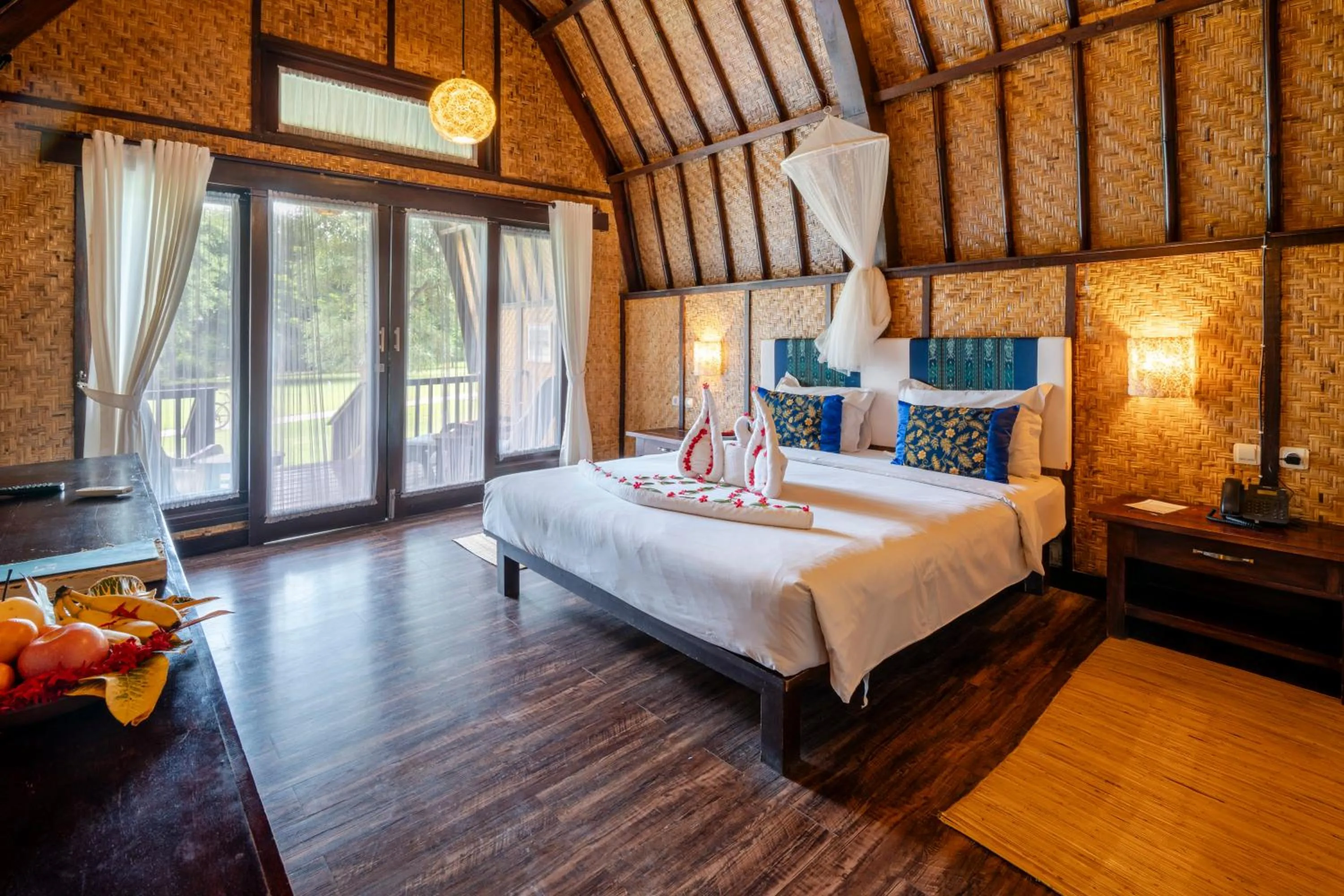 Bed in Samawa Seaside Resort