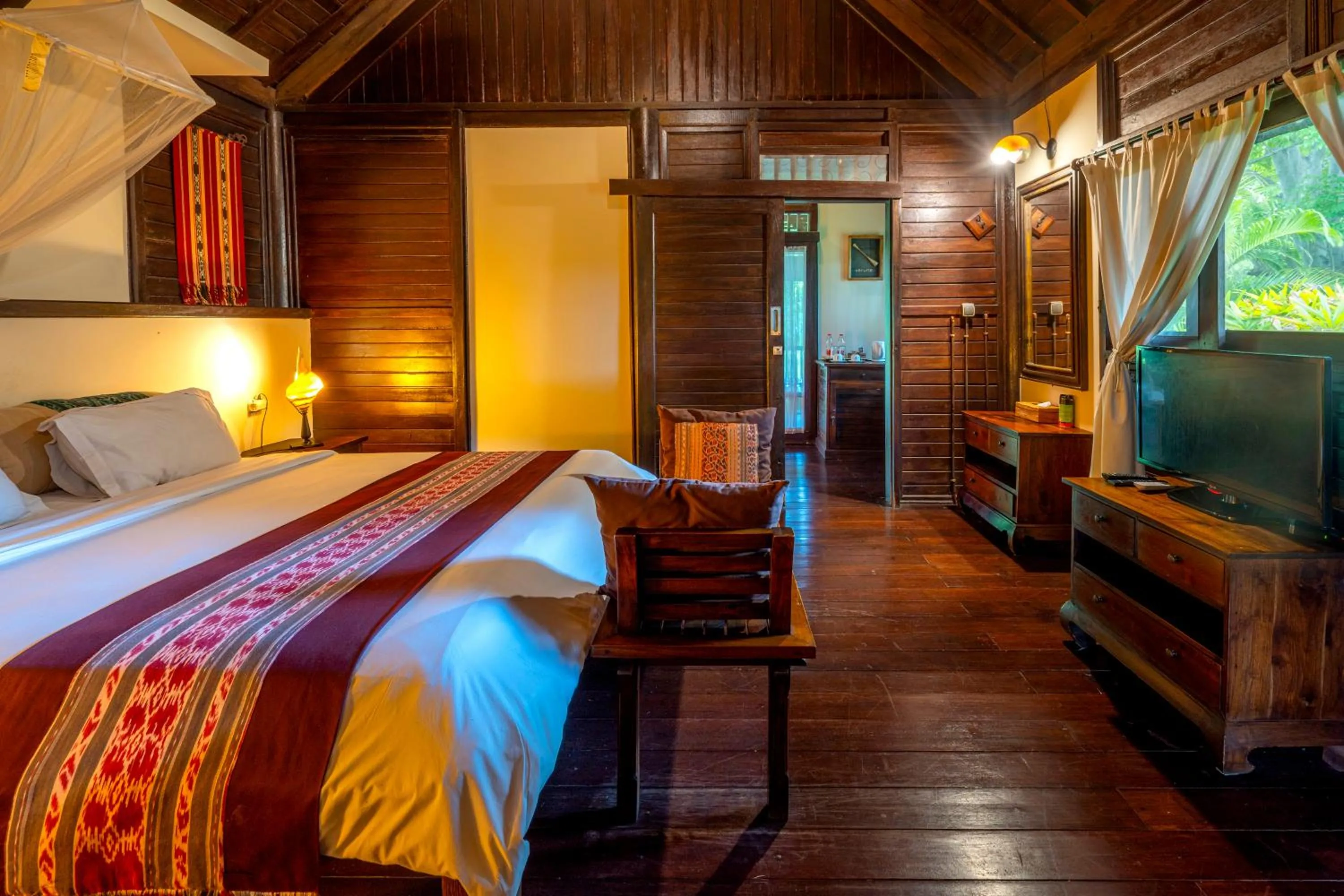 Bed in Samawa Seaside Resort