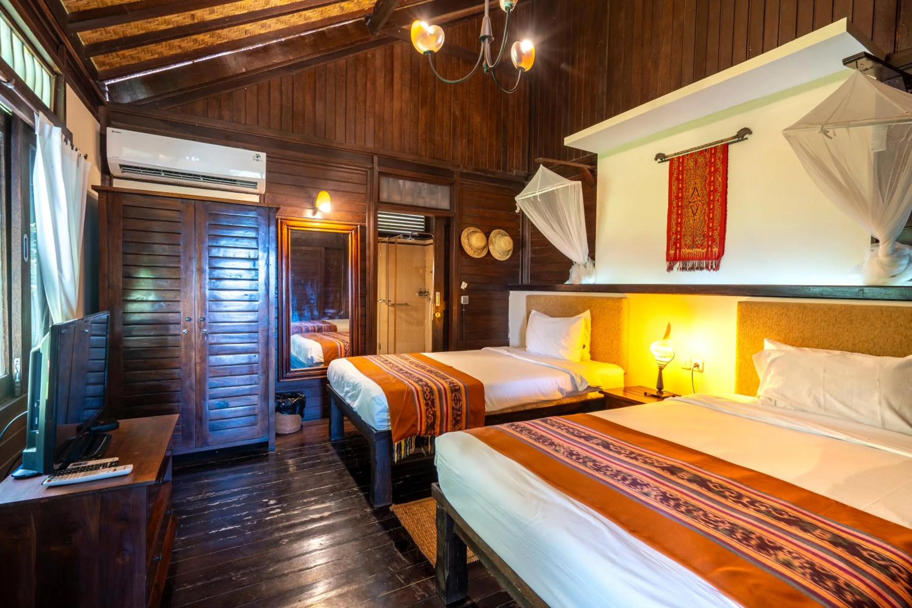 Bed in Samawa Seaside Resort