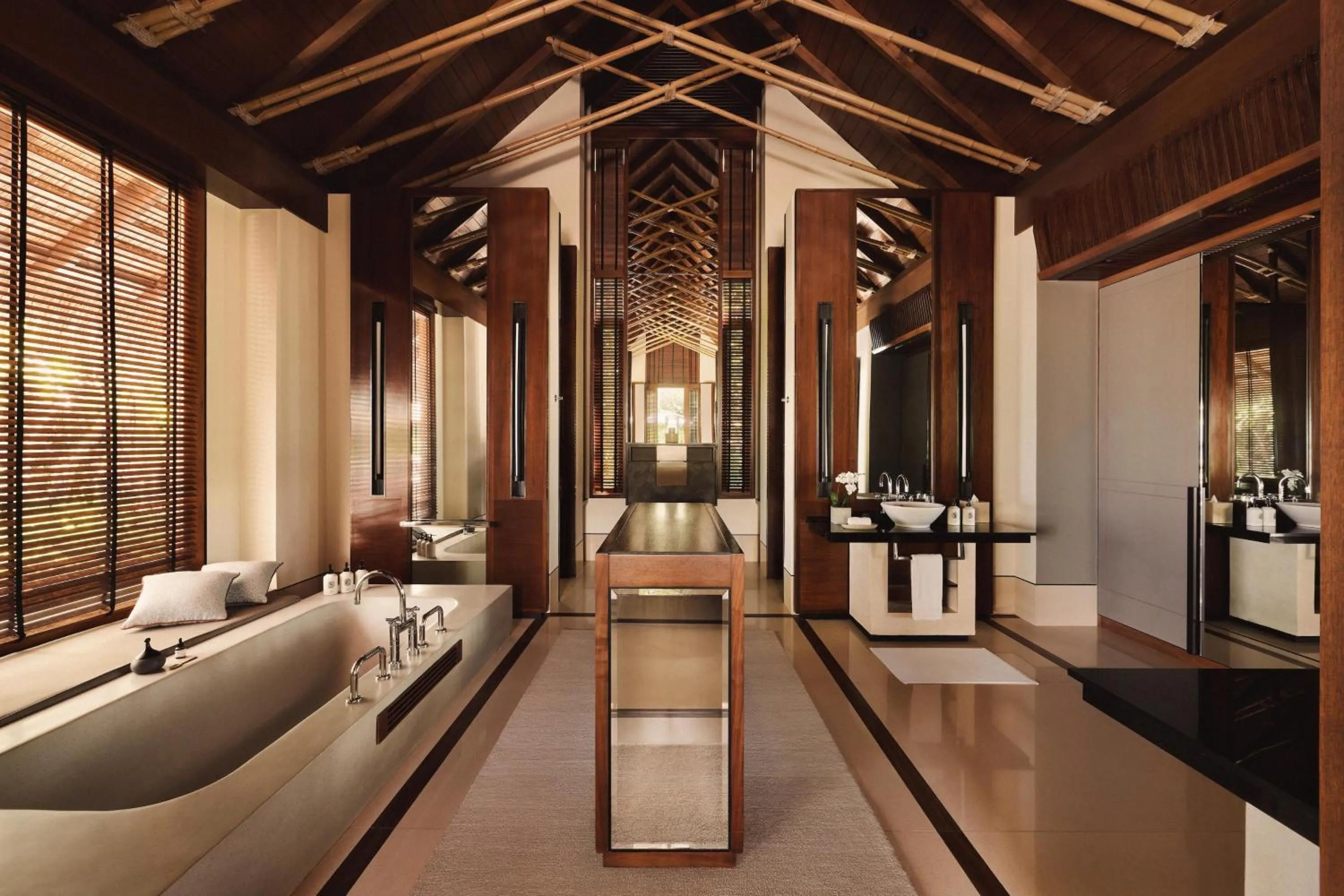 Bathroom in One&Only Reethi Rah