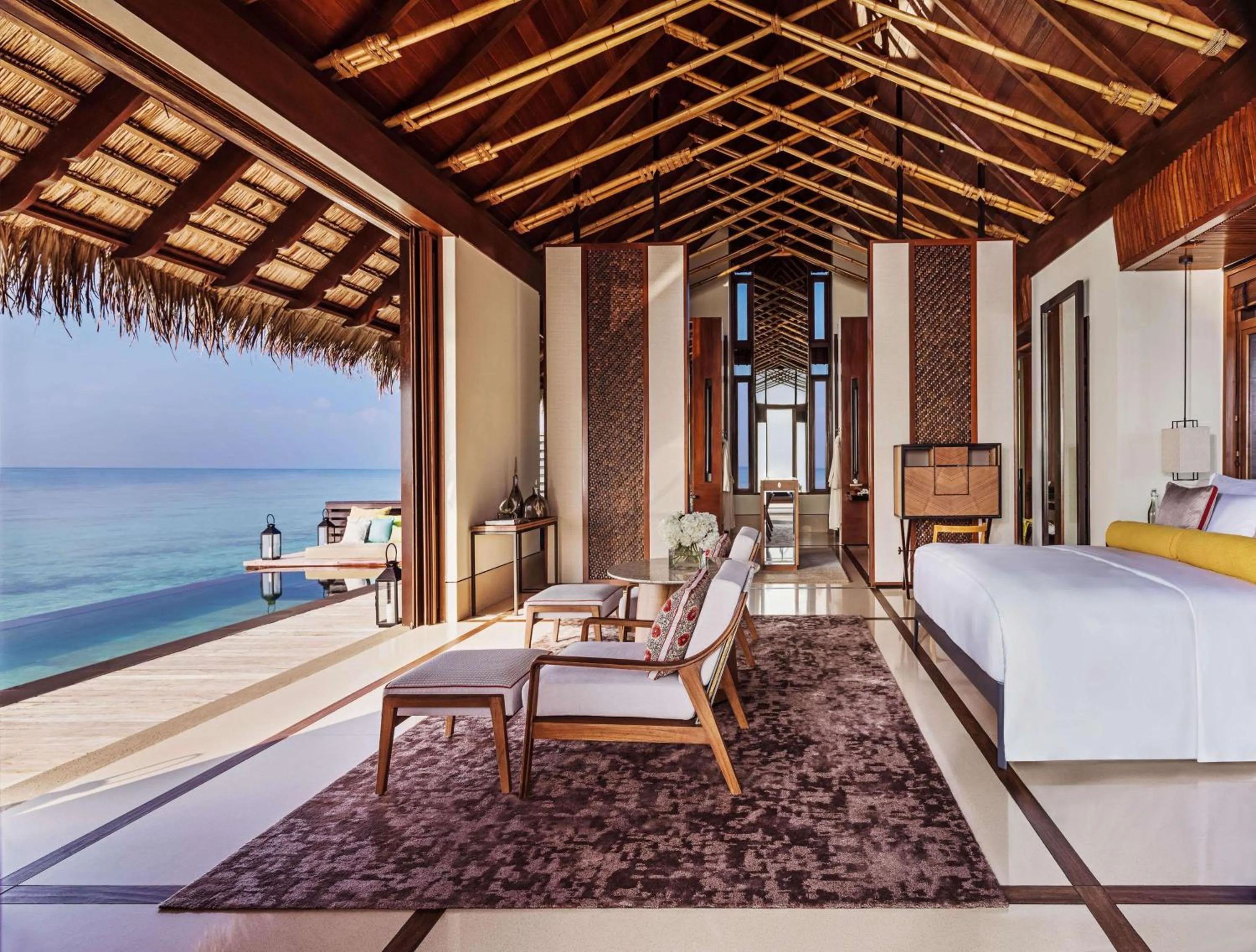Bedroom in One&Only Reethi Rah