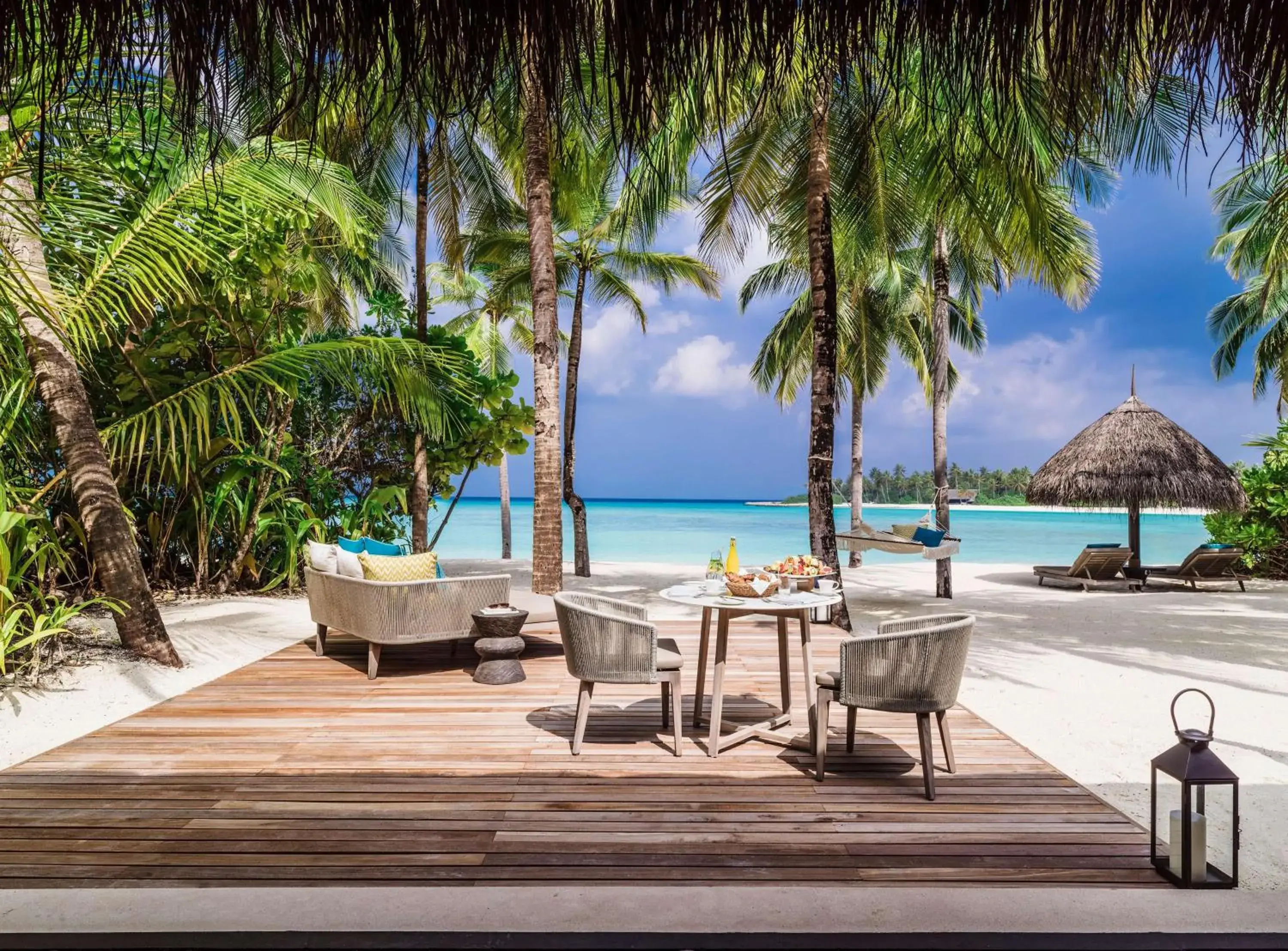 Beach Villa Queen Pool in One&Only Reethi Rah Beach Villa Queen Pool in One&Only Reethi Rah