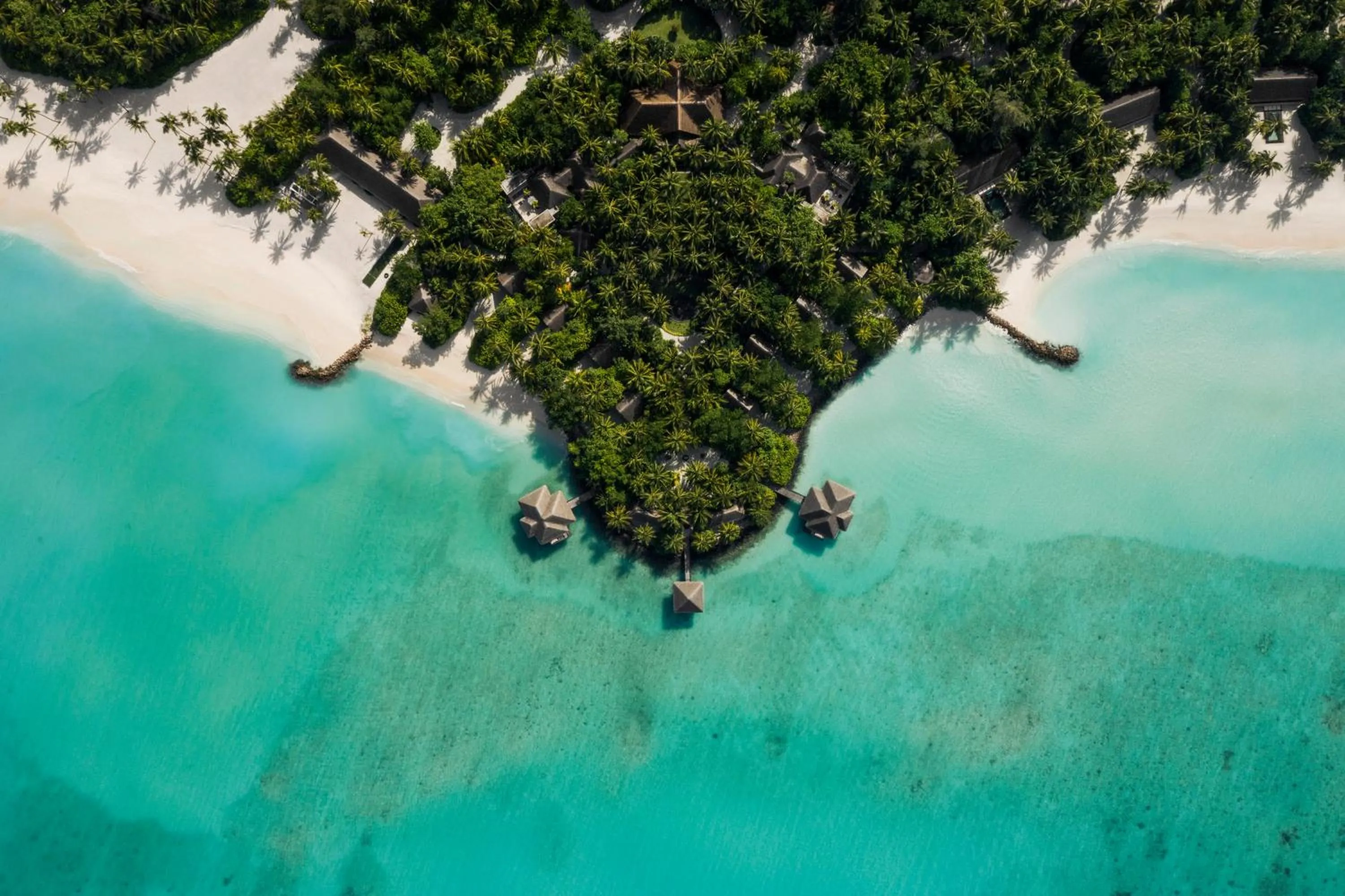 Bird's eye view in One&Only Reethi Rah
