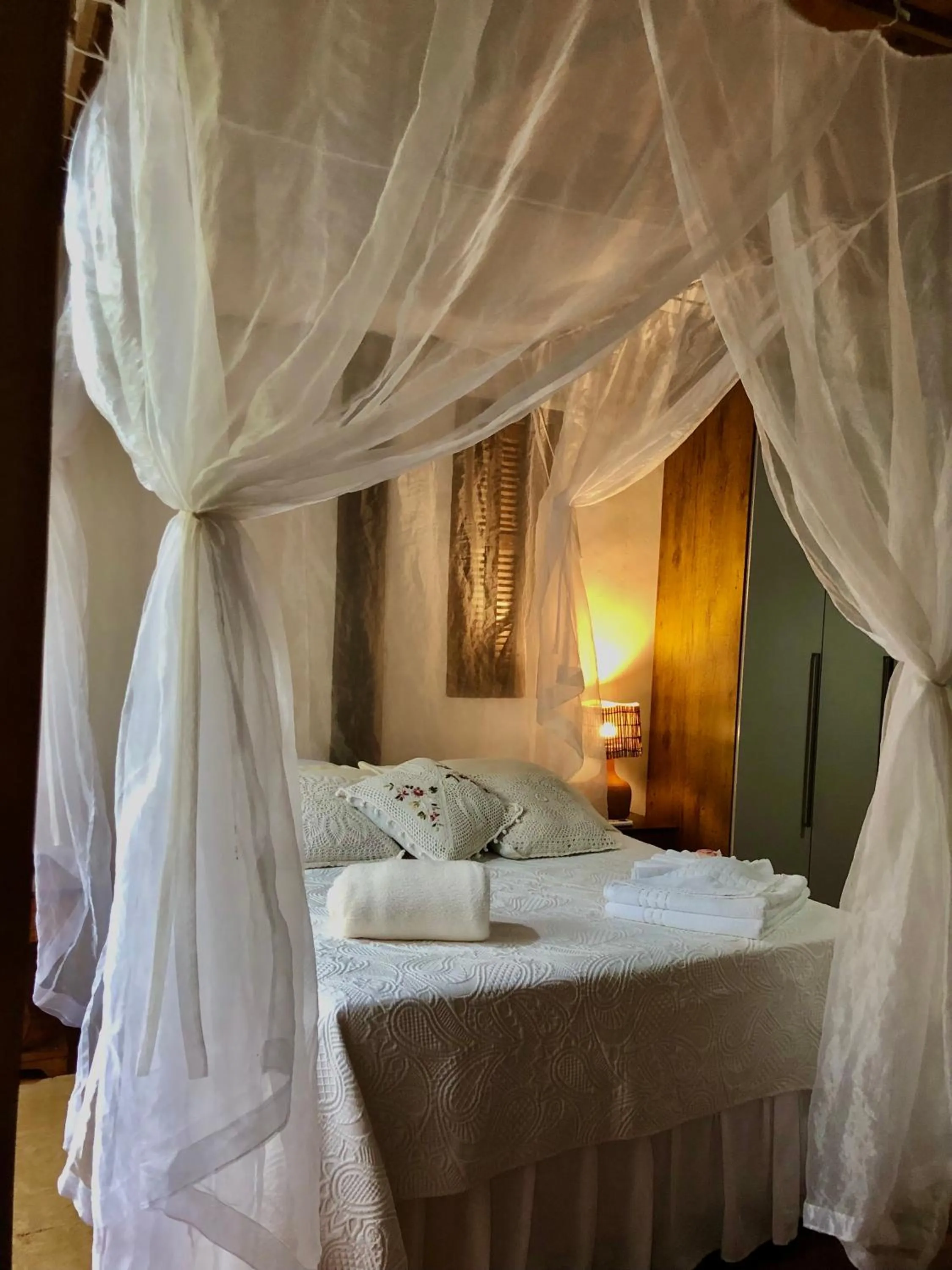 Bed in Eliza, Bangalô vista mar em Trancoso