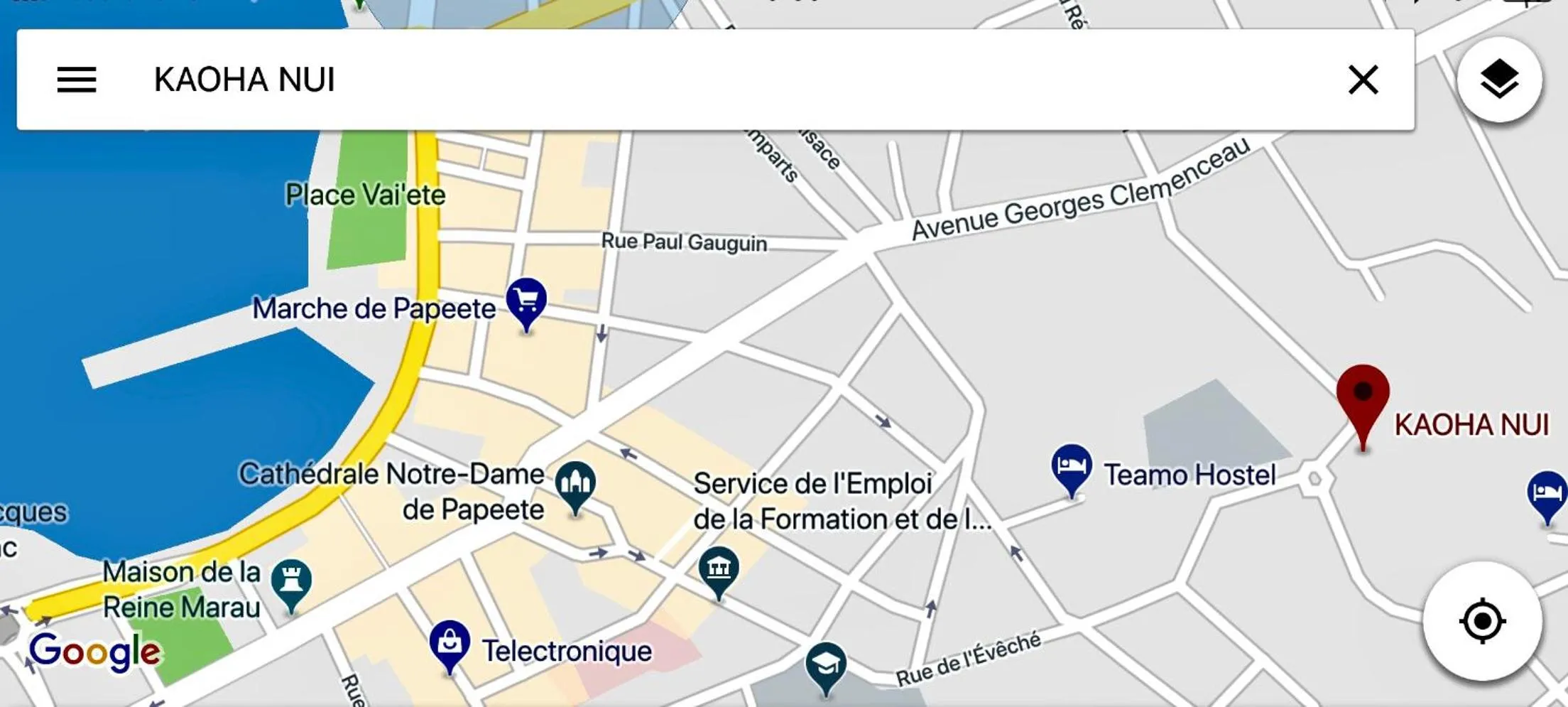 Floor plan in Studio Kaoha Nui - Private apartment