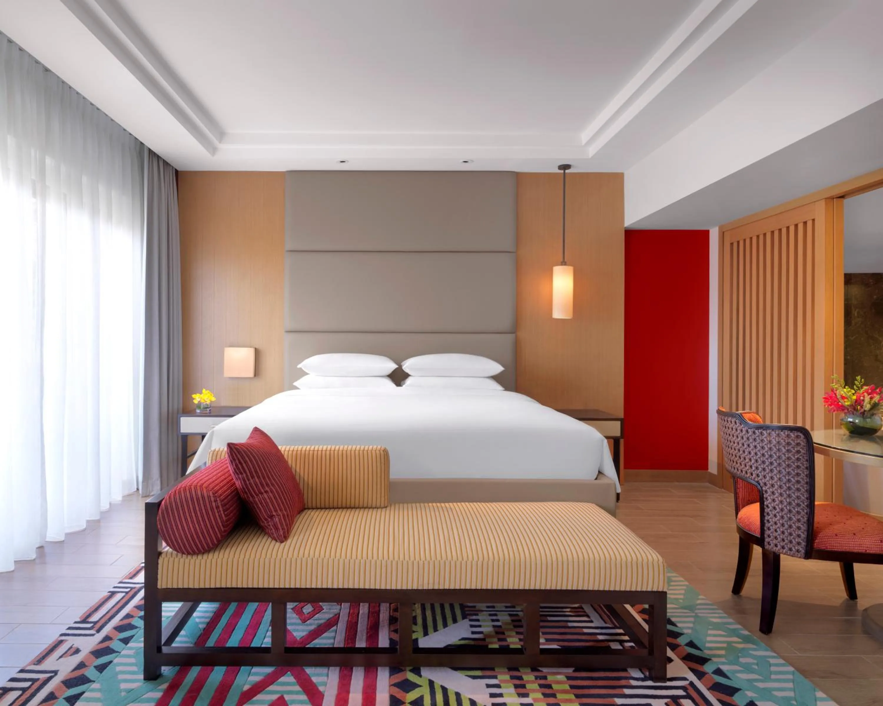 Bed in Hyatt Regency Kuantan Resort