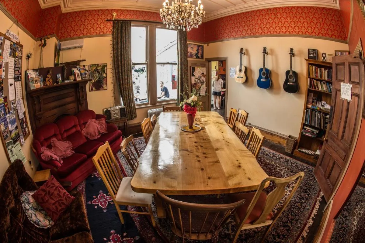 Seating area in The Palace Backpackers