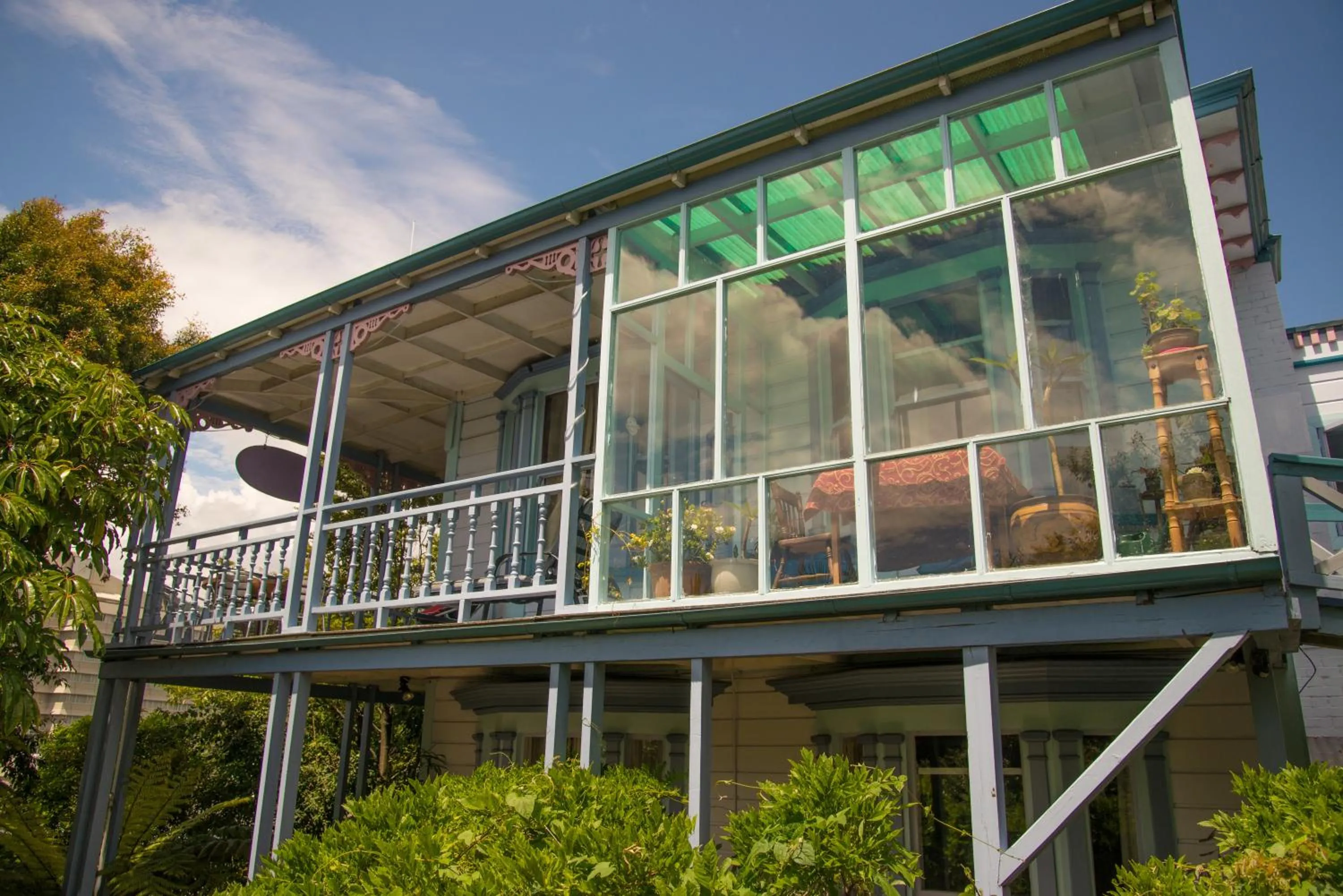Balcony/Terrace in The Palace Backpackers
