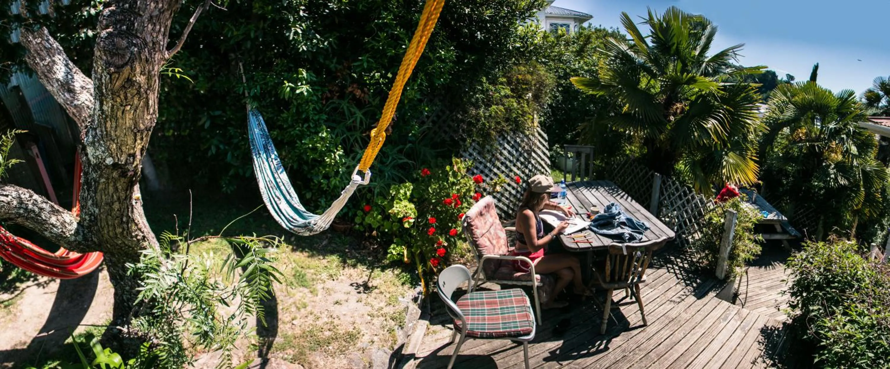 BBQ facilities in The Palace Backpackers