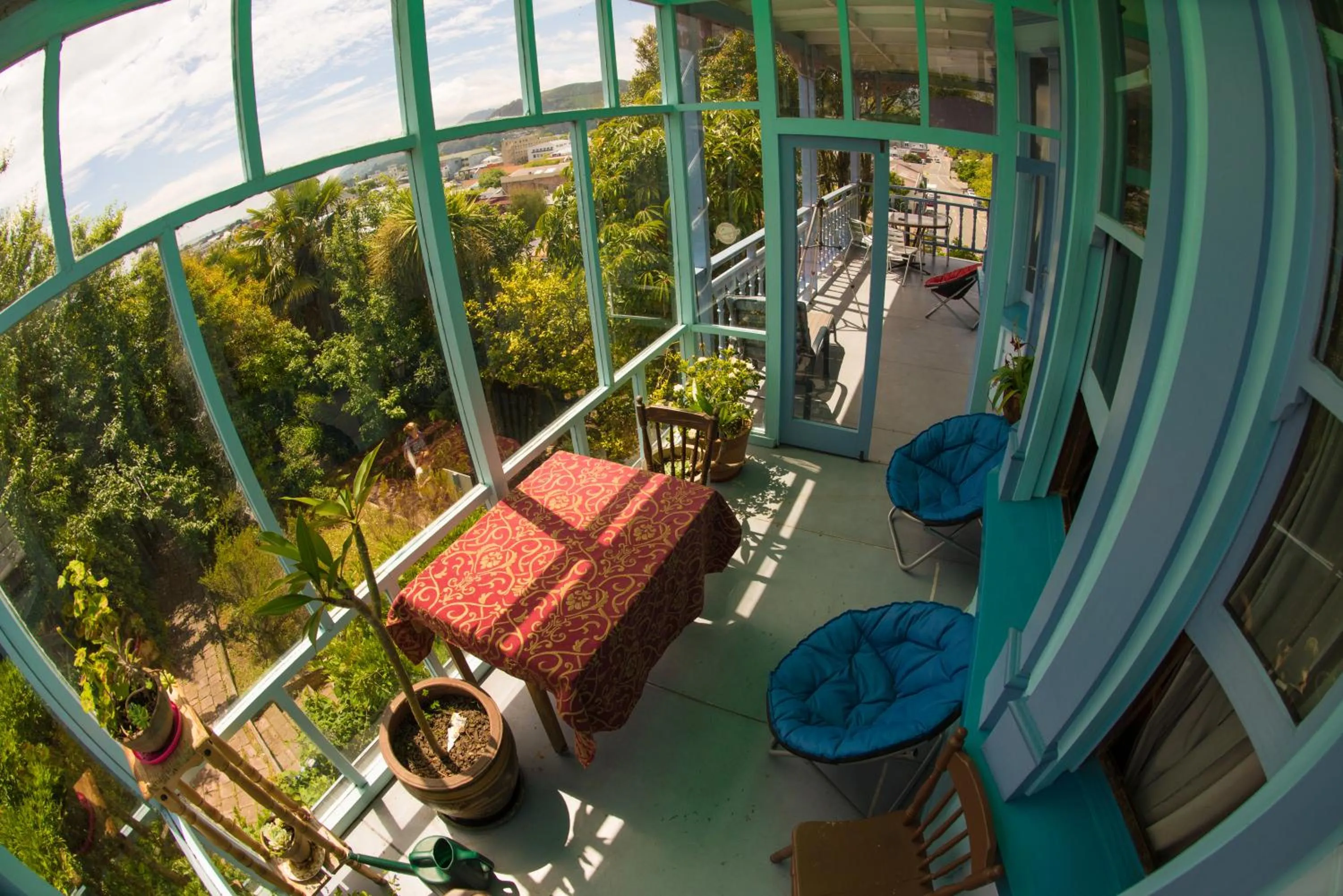 Balcony/Terrace in The Palace Backpackers