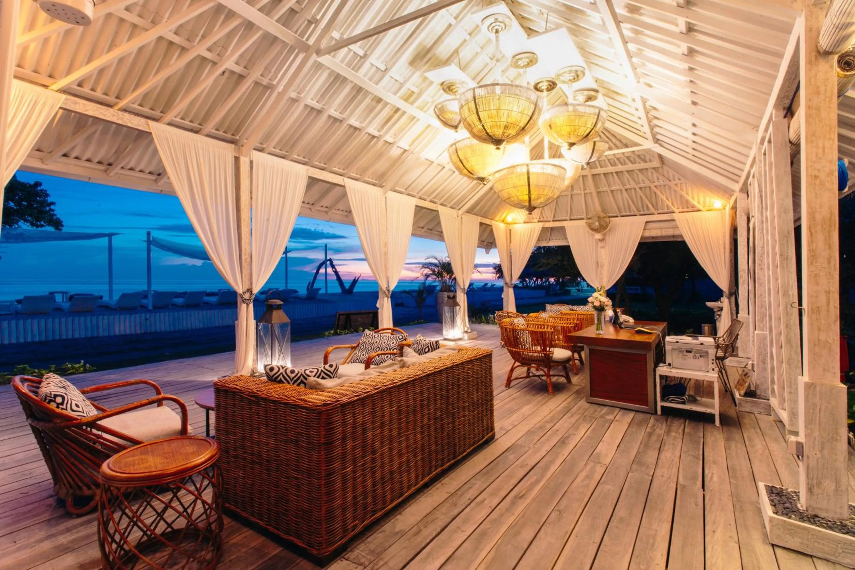 Lobby or reception in Gili Eco Villas