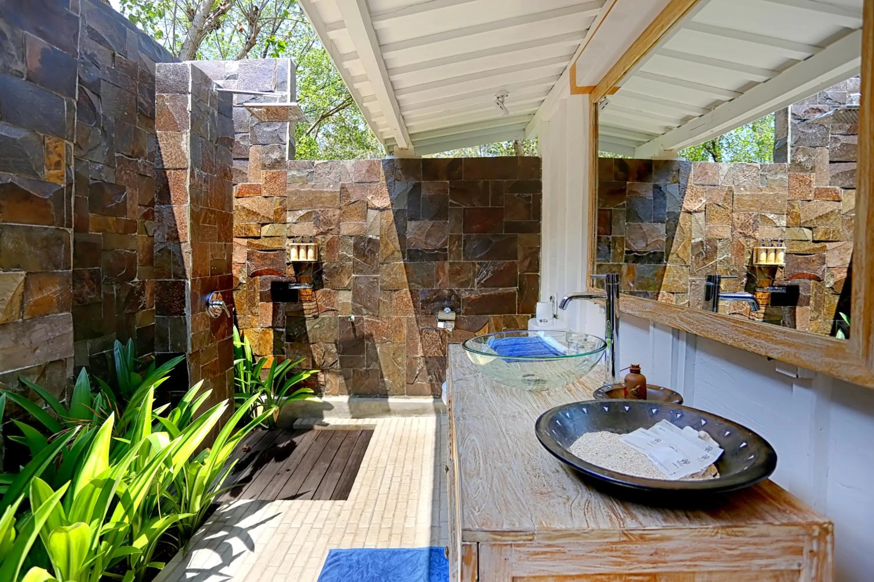 Bathroom in Gili Eco Villas