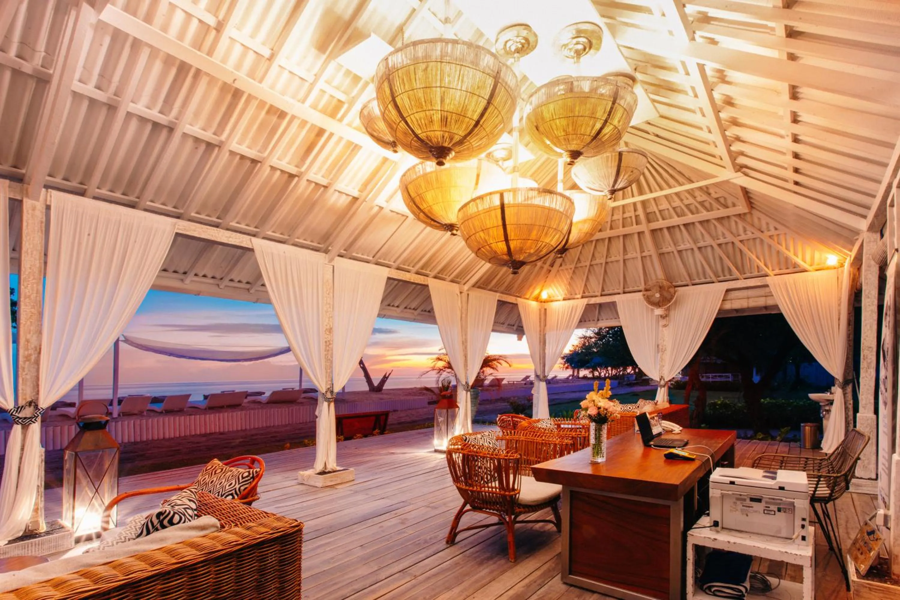 Lobby or reception in Gili Eco Villas