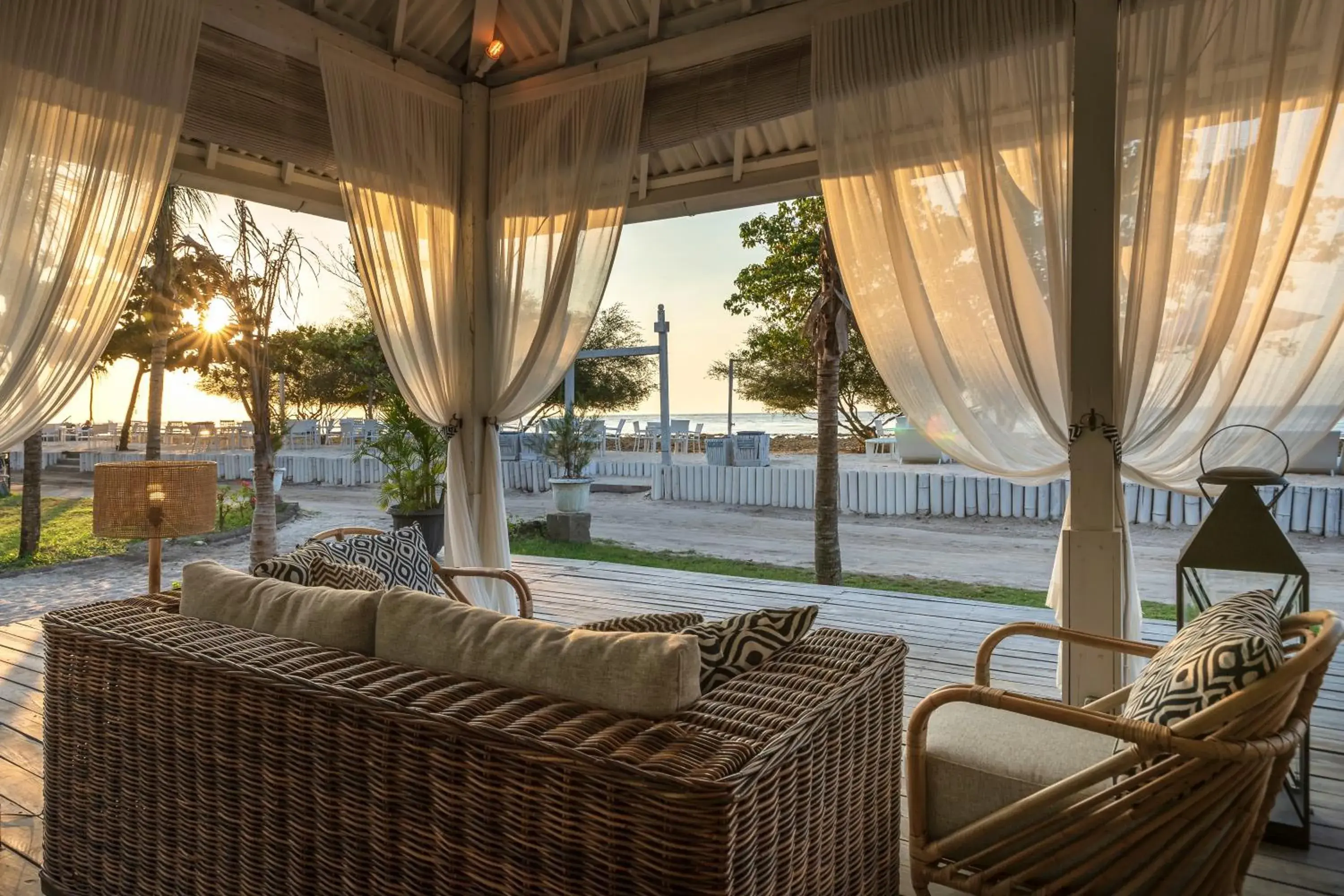 Facade/entrance in Gili Eco Villas Facade/entrance in Gili Eco Villas