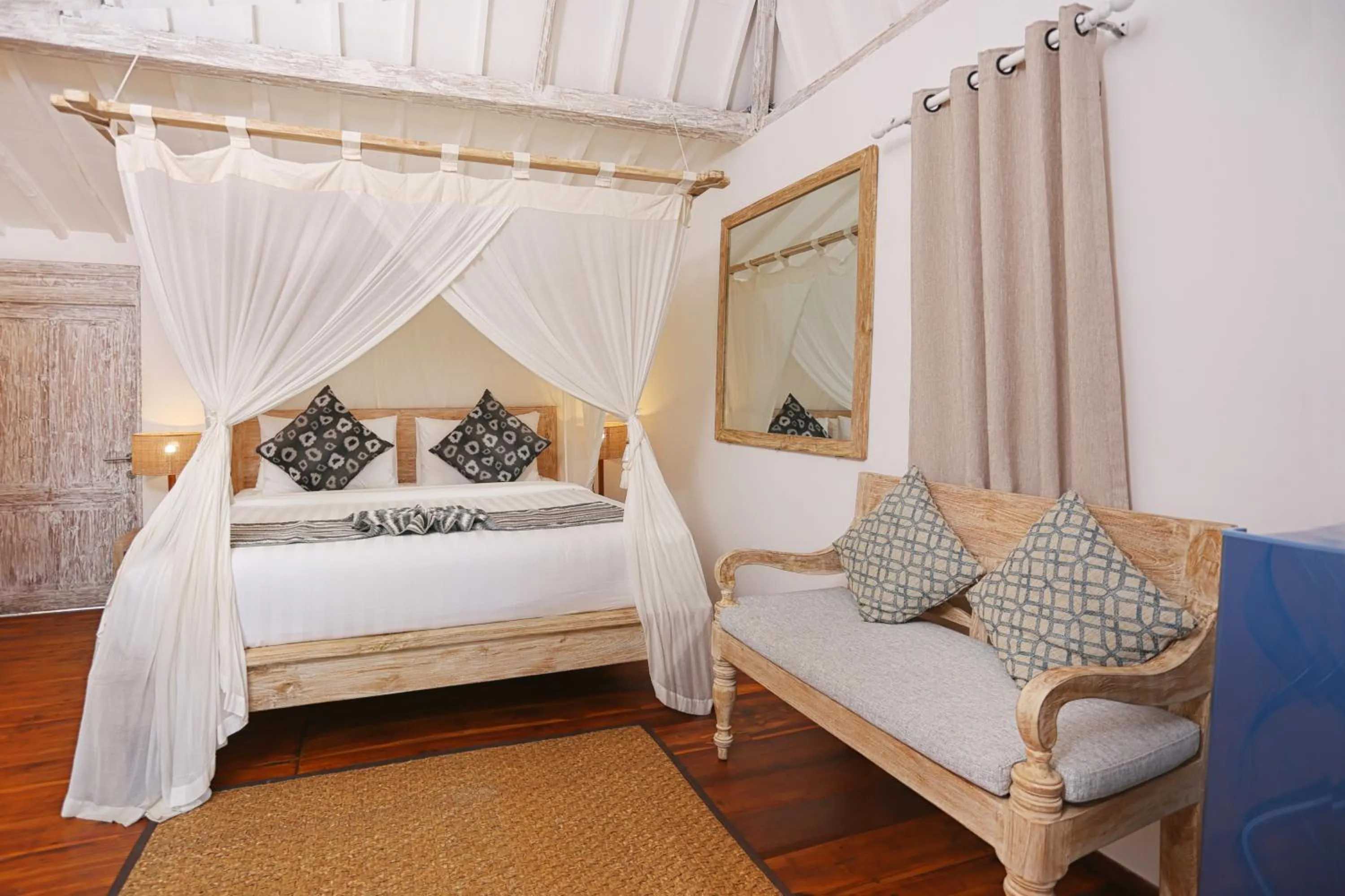 Bedroom, Bed in Gili Eco Villas