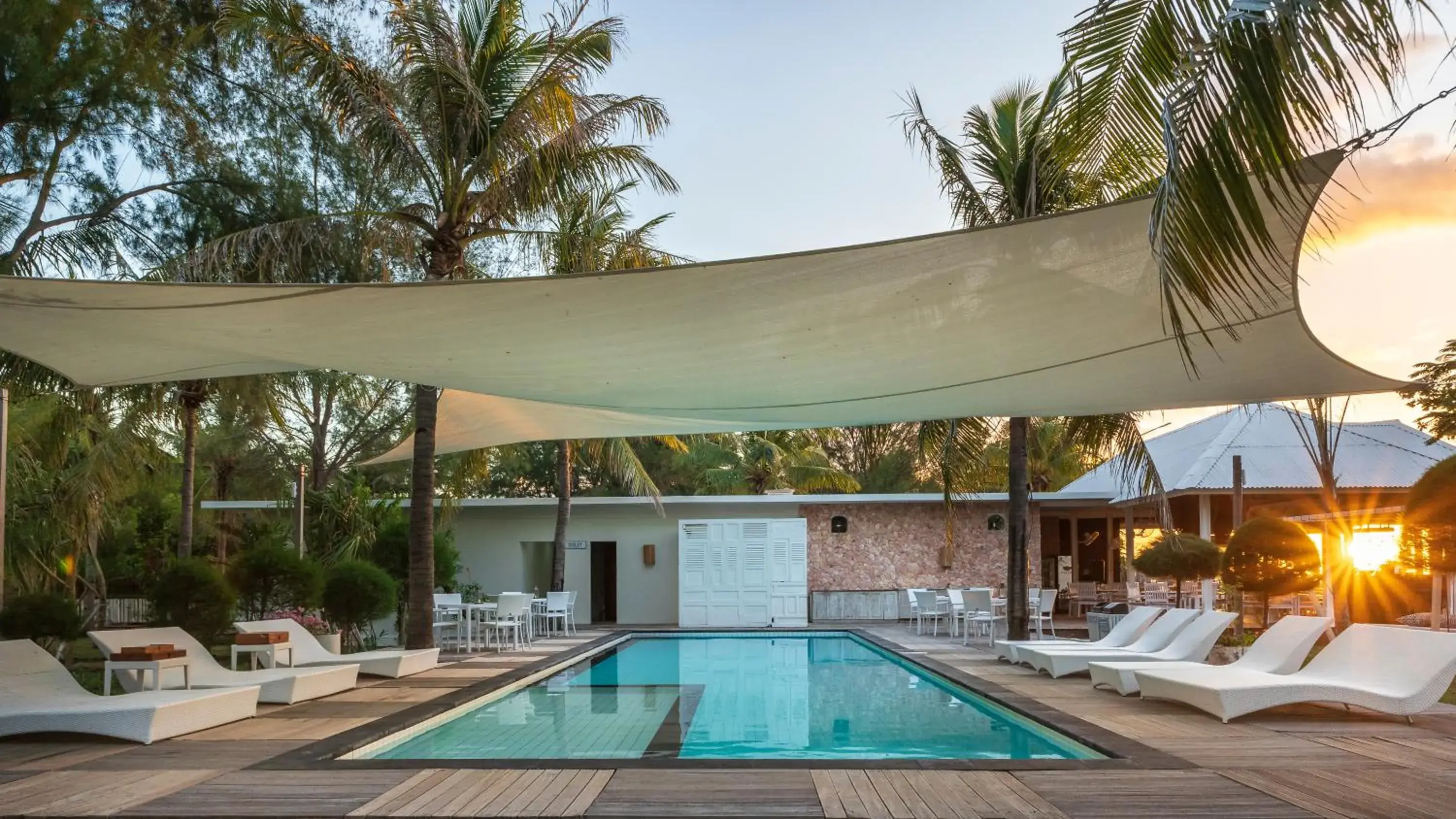 Swimming pool in Gili Eco Villas Swimming pool in Gili Eco Villas