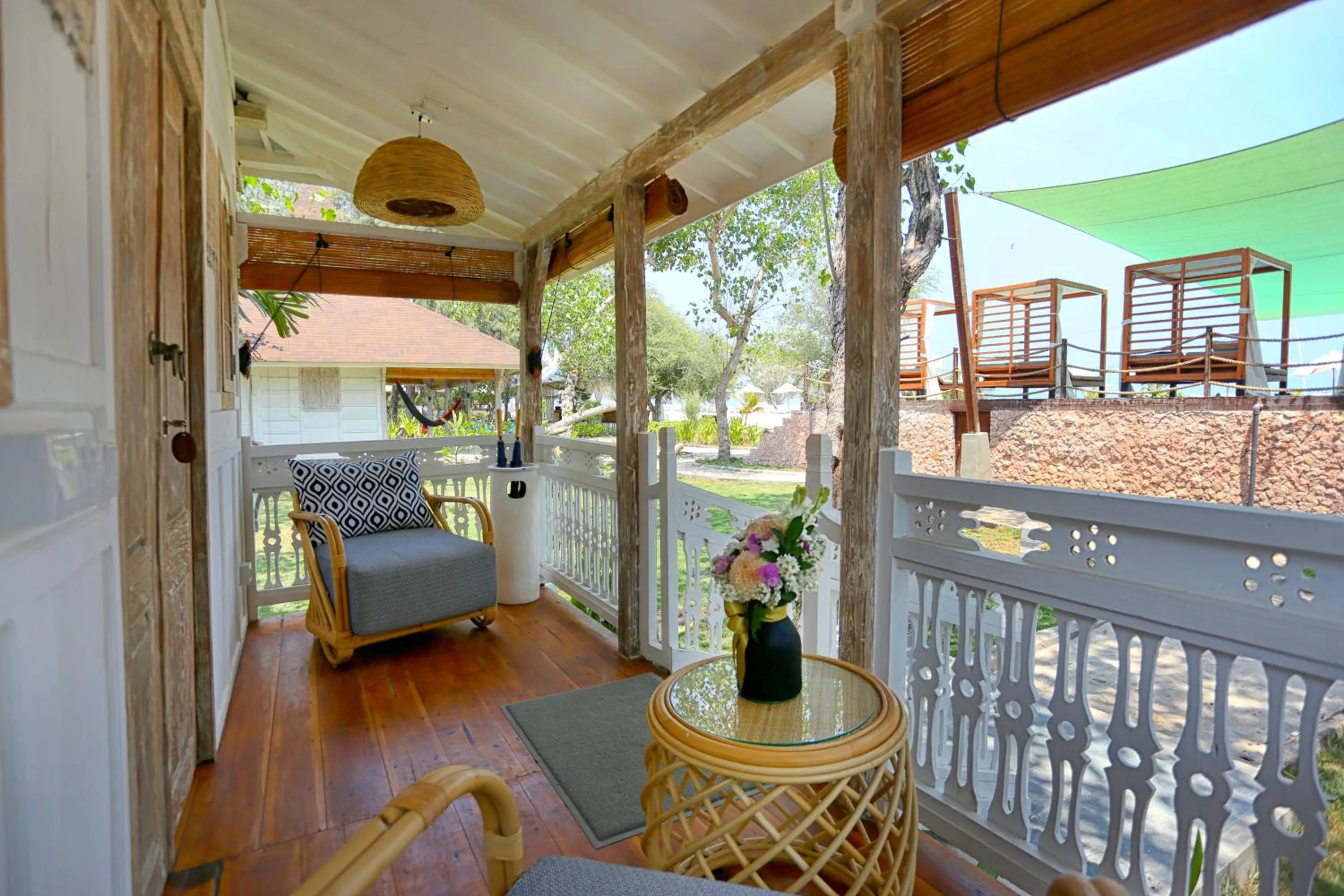 Balcony/Terrace in Gili Eco Villas
