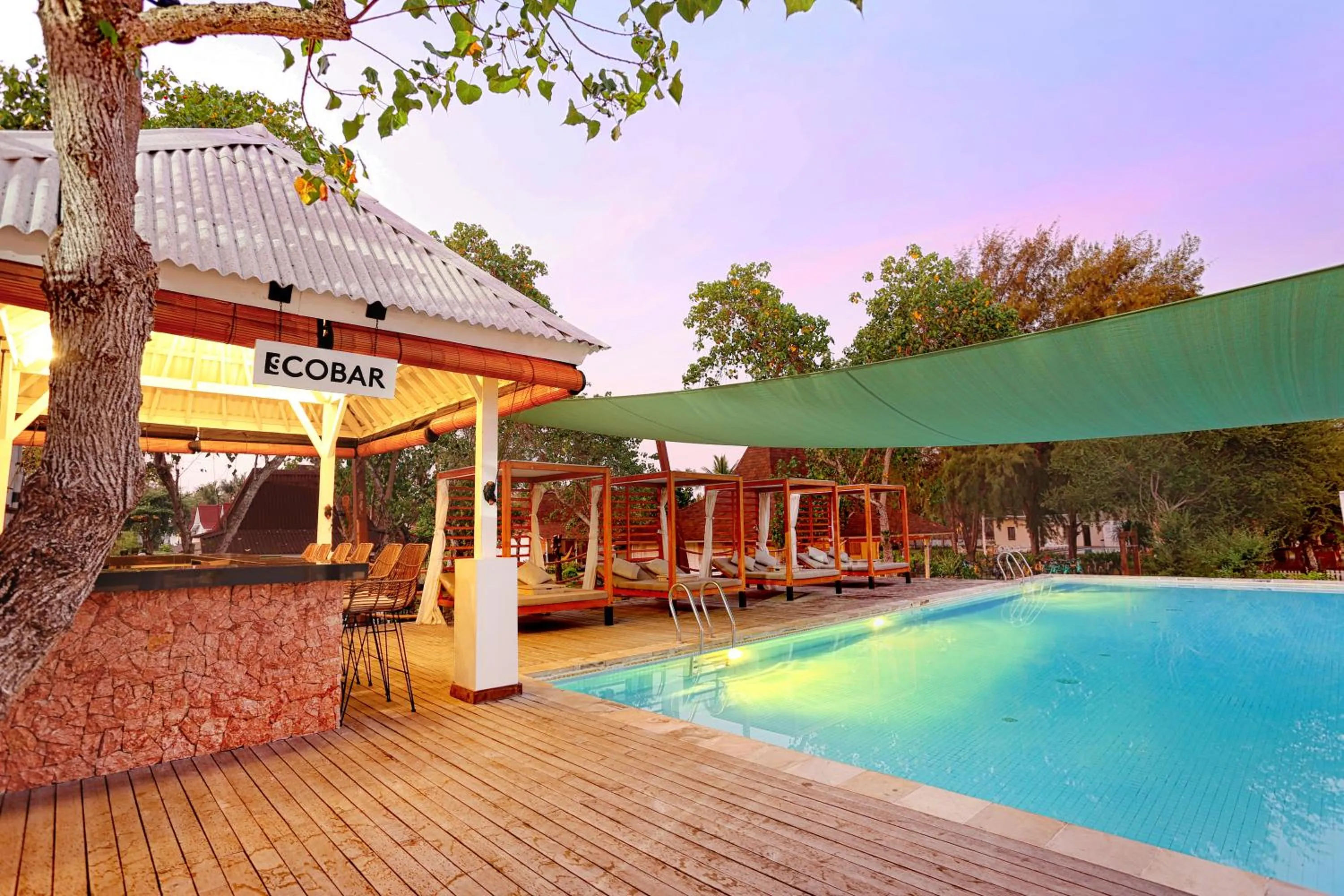 Lounge or bar in Gili Eco Villas