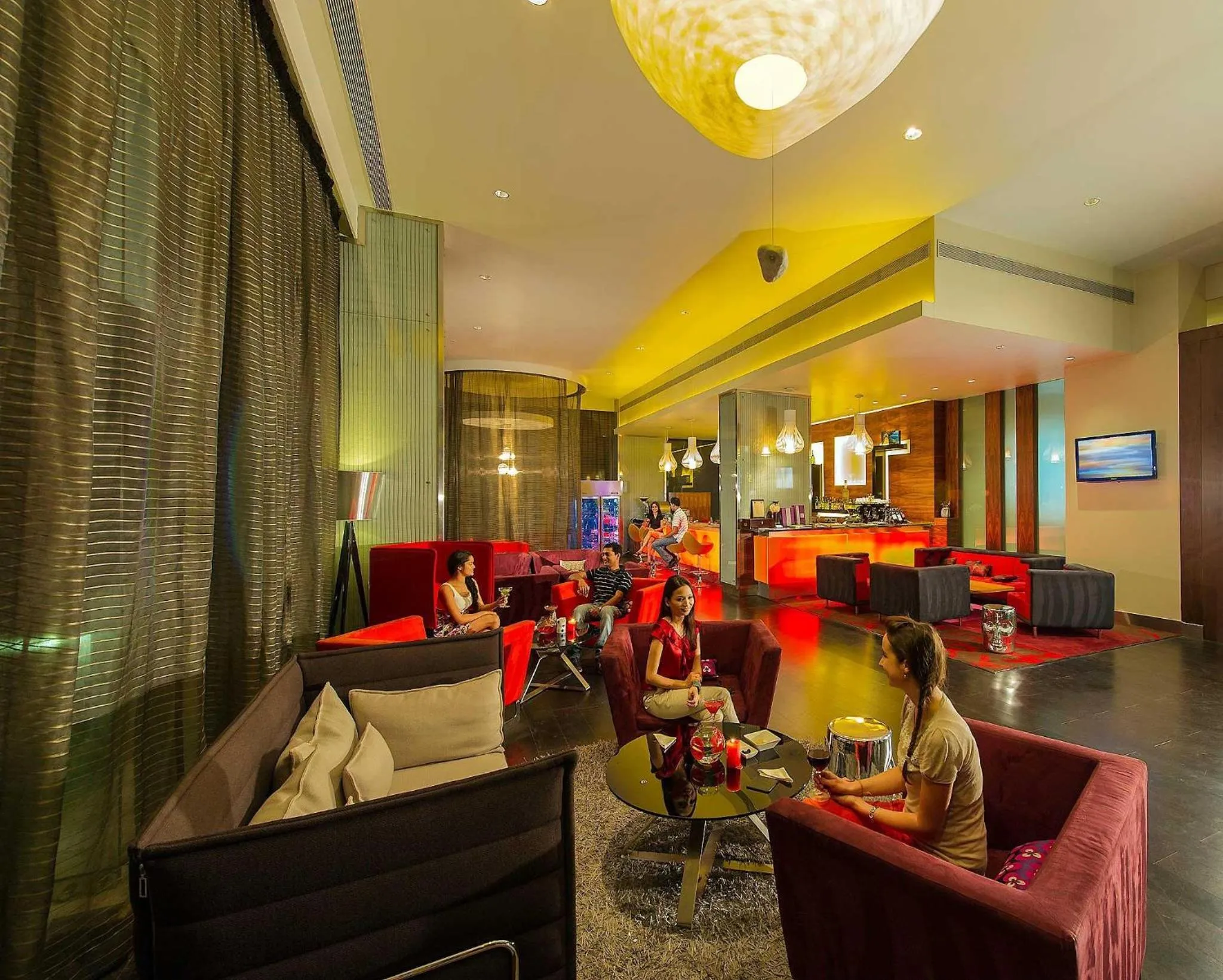 Lounge or bar in Novotel Bengaluru Outer Ring Road