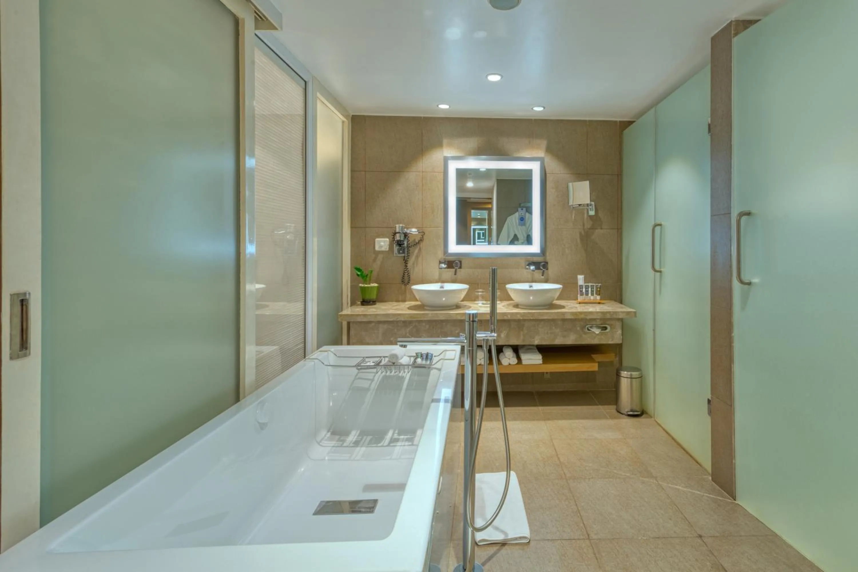 Bathroom in Novotel Bengaluru Outer Ring Road