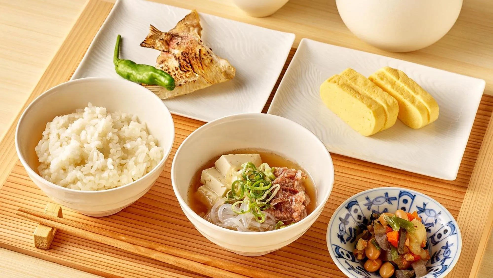 Breakfast in Hotel Oriental Express Osaka Shinsaibashi