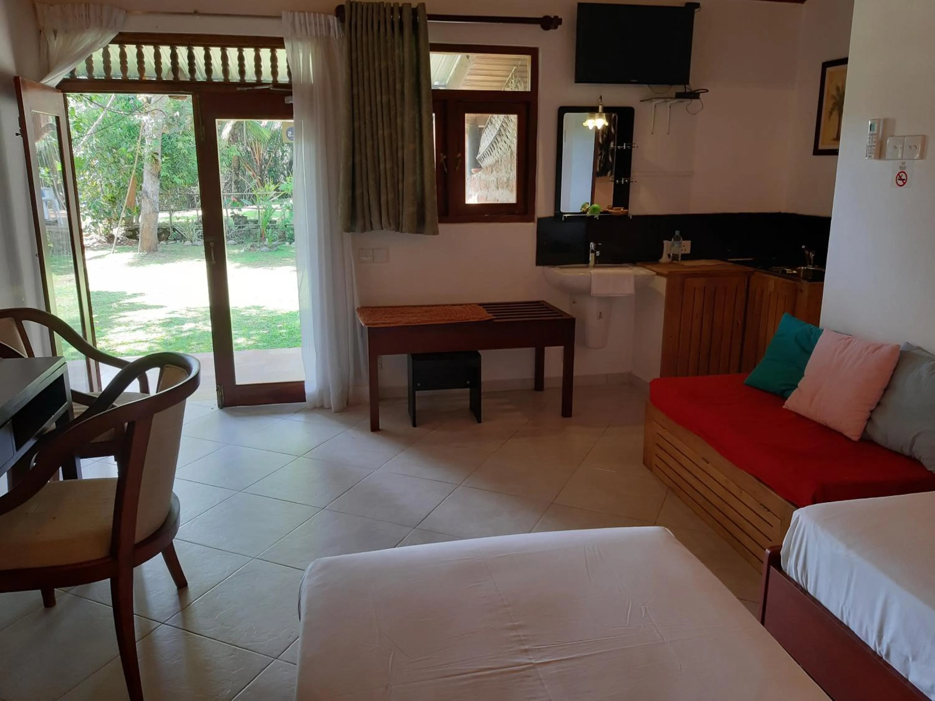 Bed in Selavi Resort Bentota