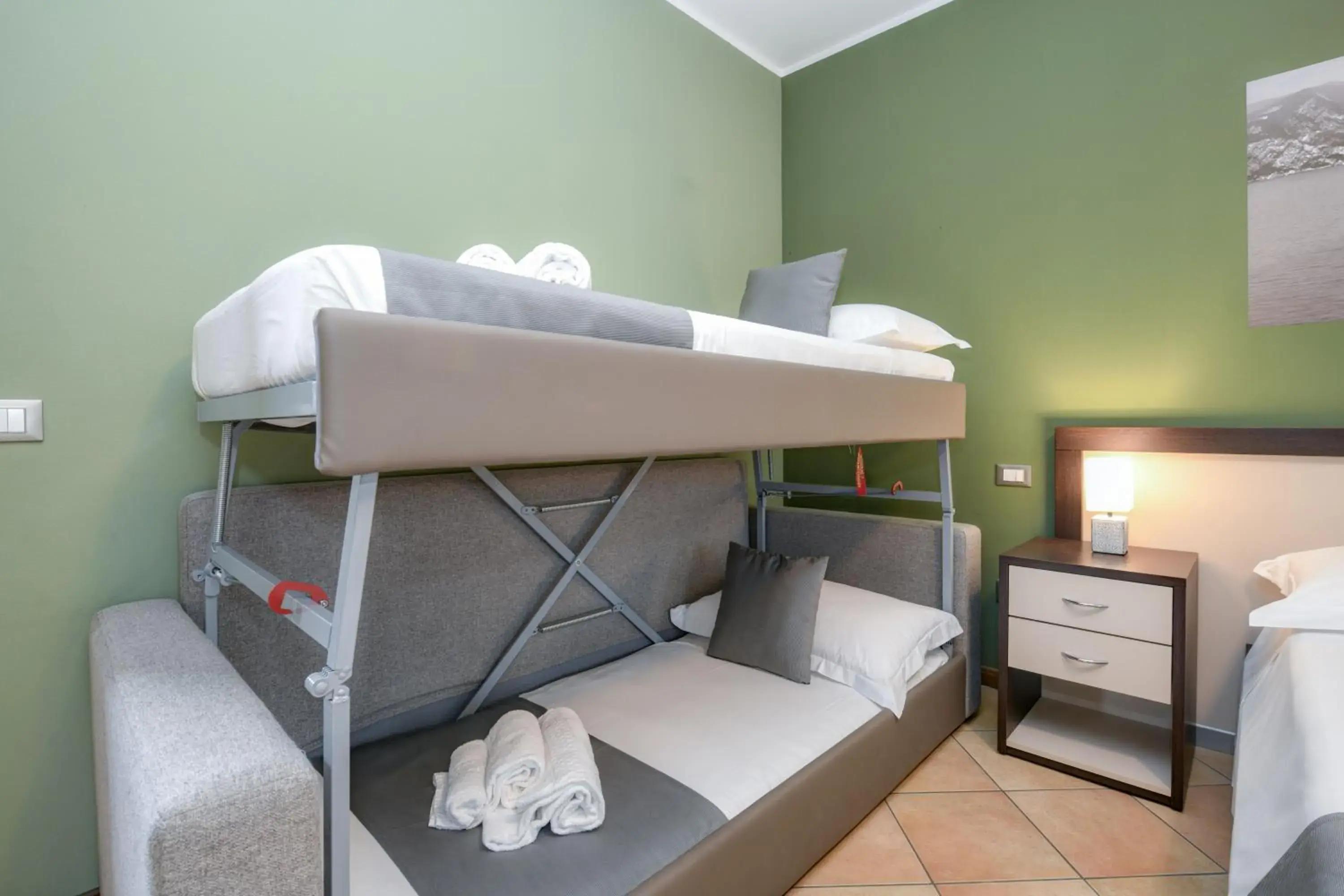 Quadruple Room in Albergo Locanda Primavera Quadruple Room in Albergo Locanda Primavera