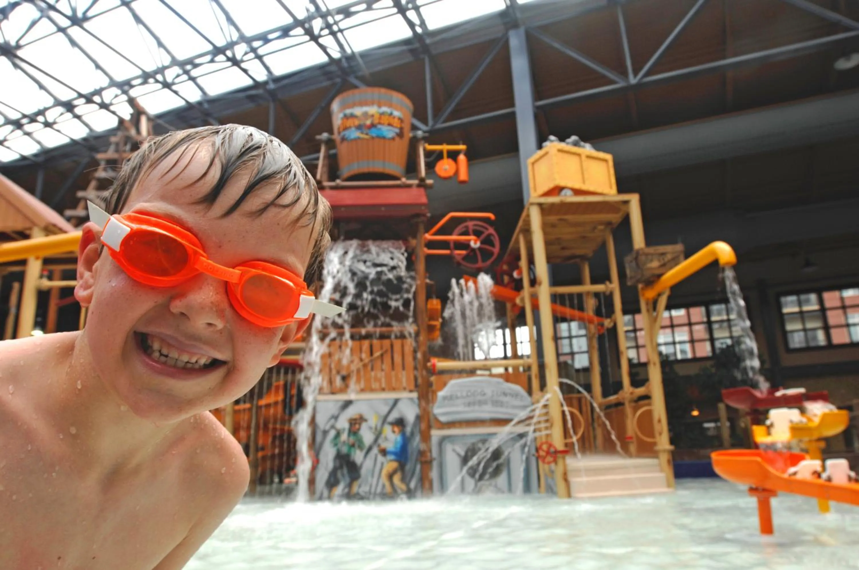 Aqua park in Silver Mountain Lodging