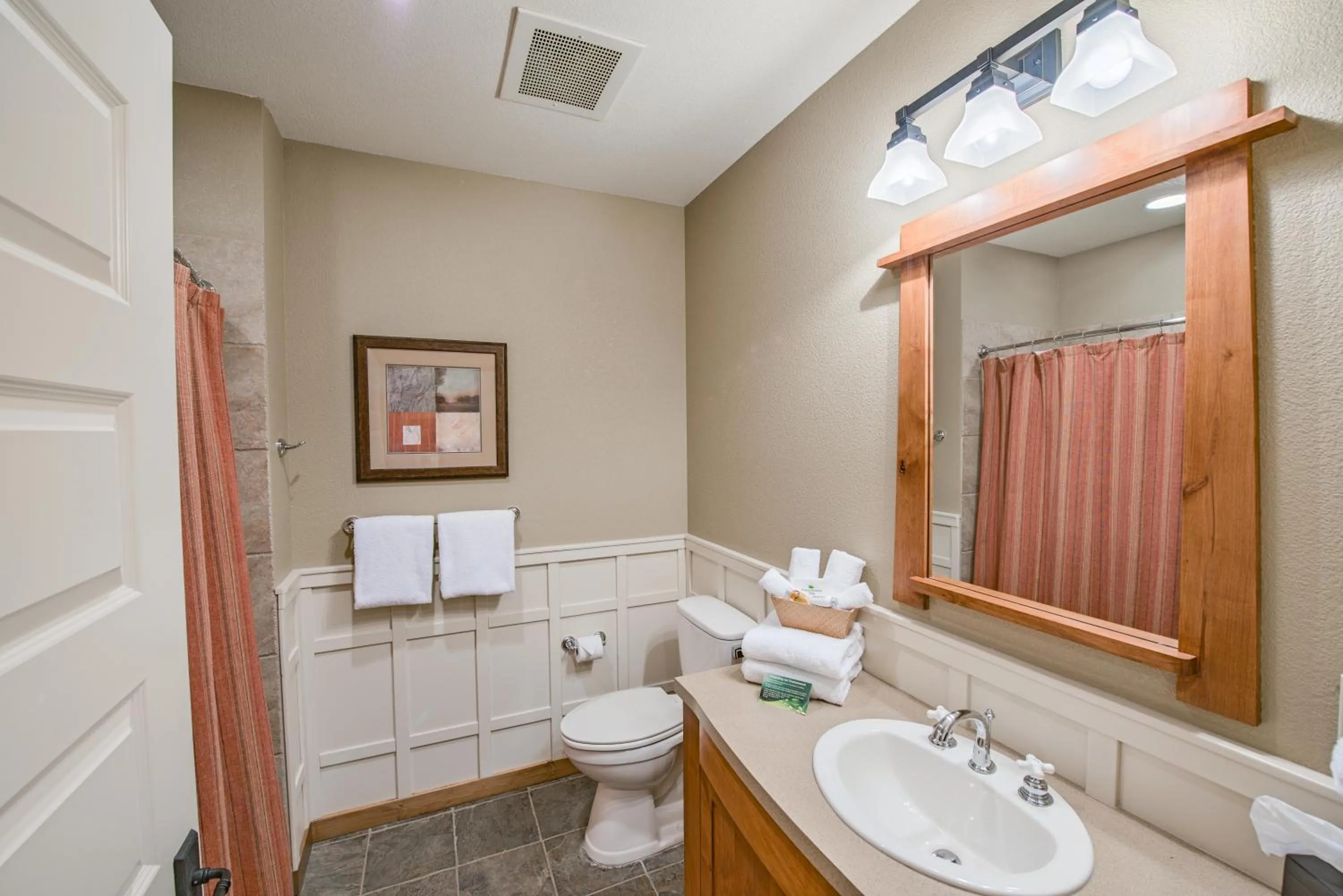 Bathroom in Silver Mountain Lodging
