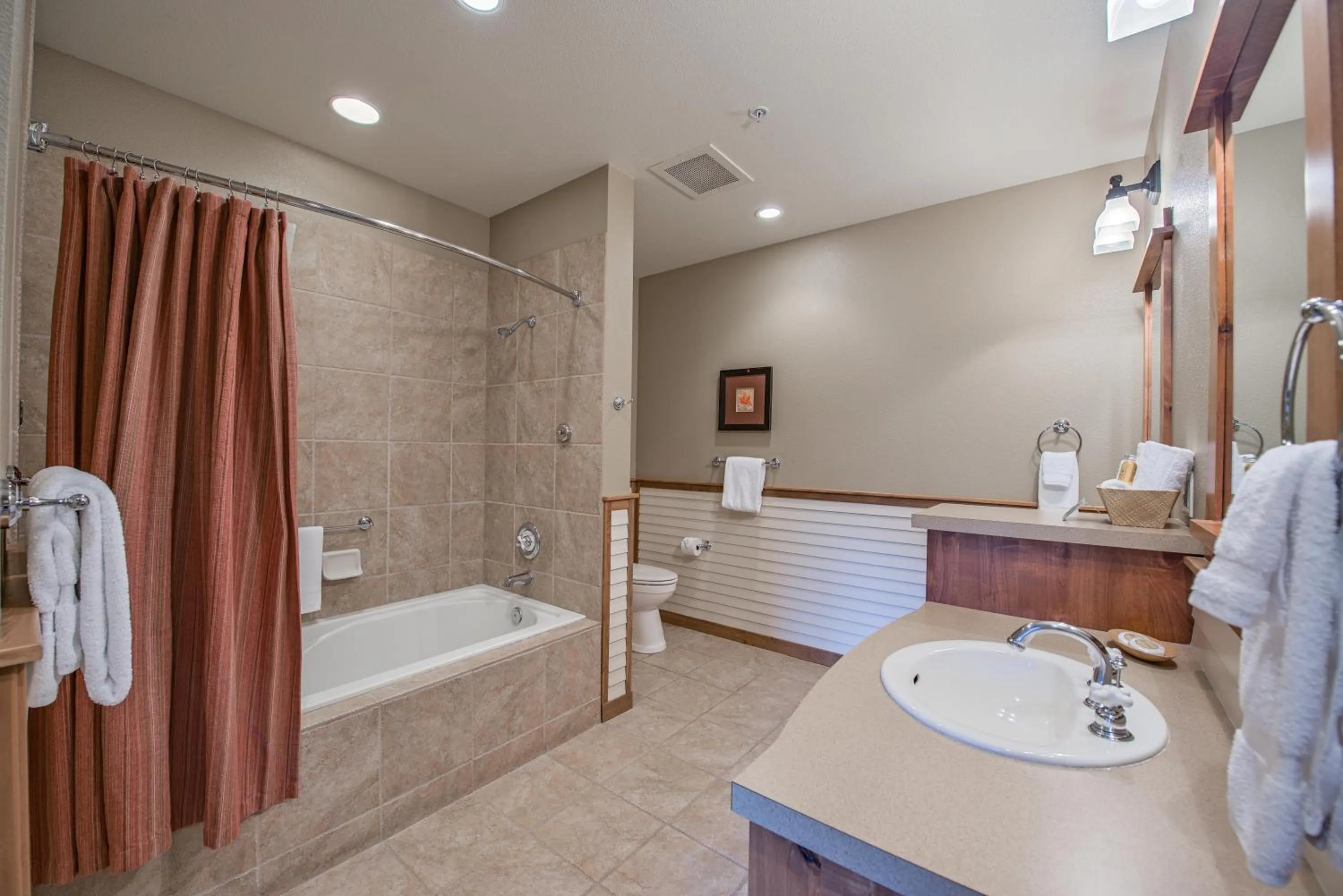 Bathroom in Silver Mountain Lodging