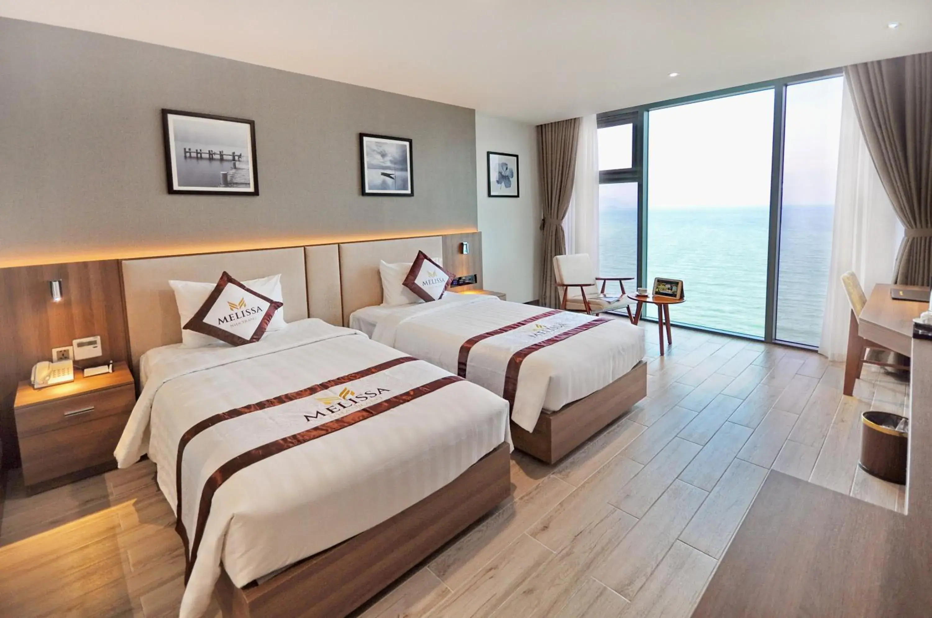 Sea view, Bed in Melissa Hotel Nha Trang Sea view, Bed in Melissa Hotel Nha Trang