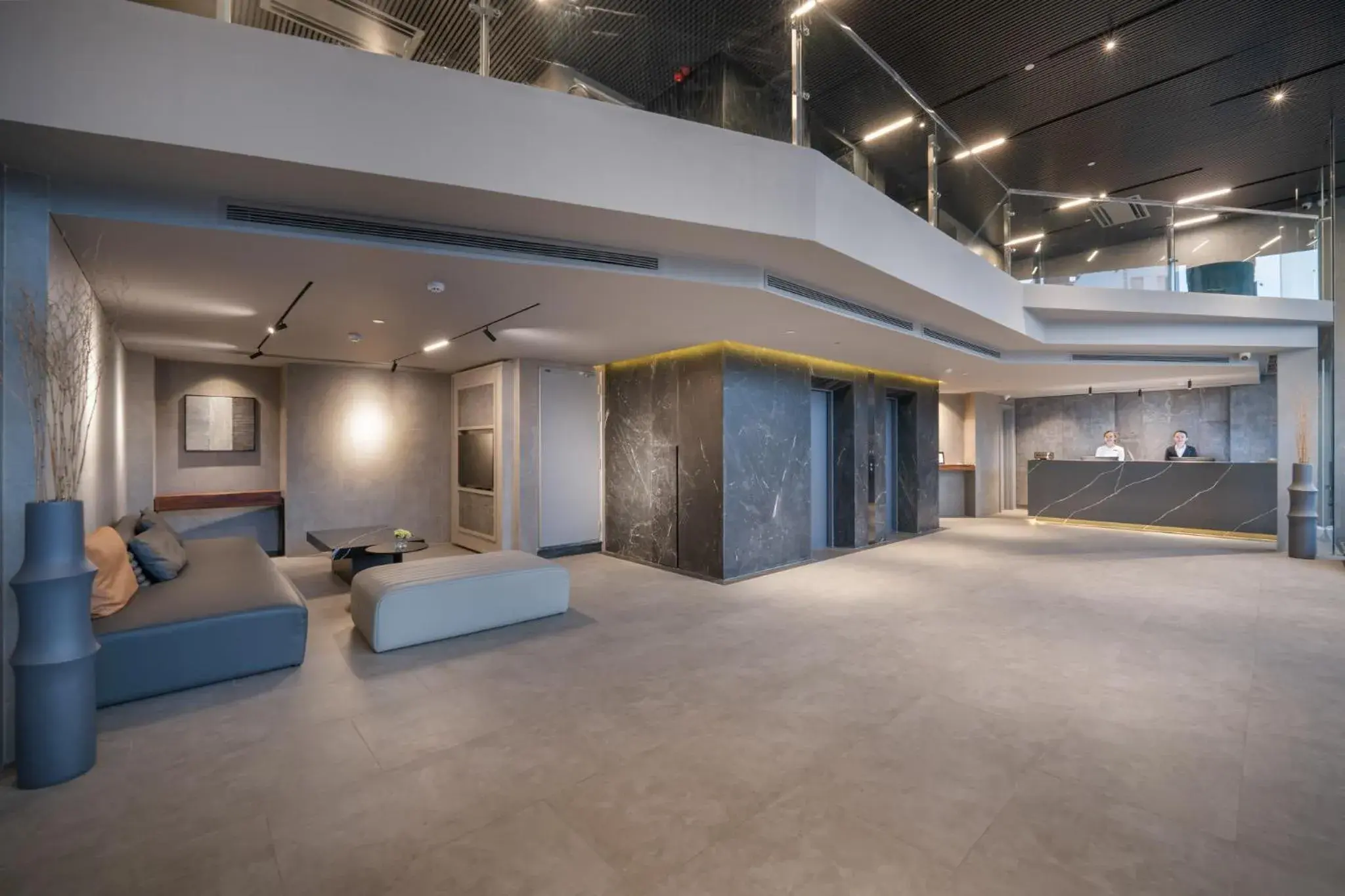 Lobby or reception in San Marino Boutique Danang - 10 mins to Dragon Bridge & 15 mins to My Khe Beach Lobby or reception in San Marino Boutique Danang - 10 mins to Dragon Bridge & 15 mins to My Khe Beach